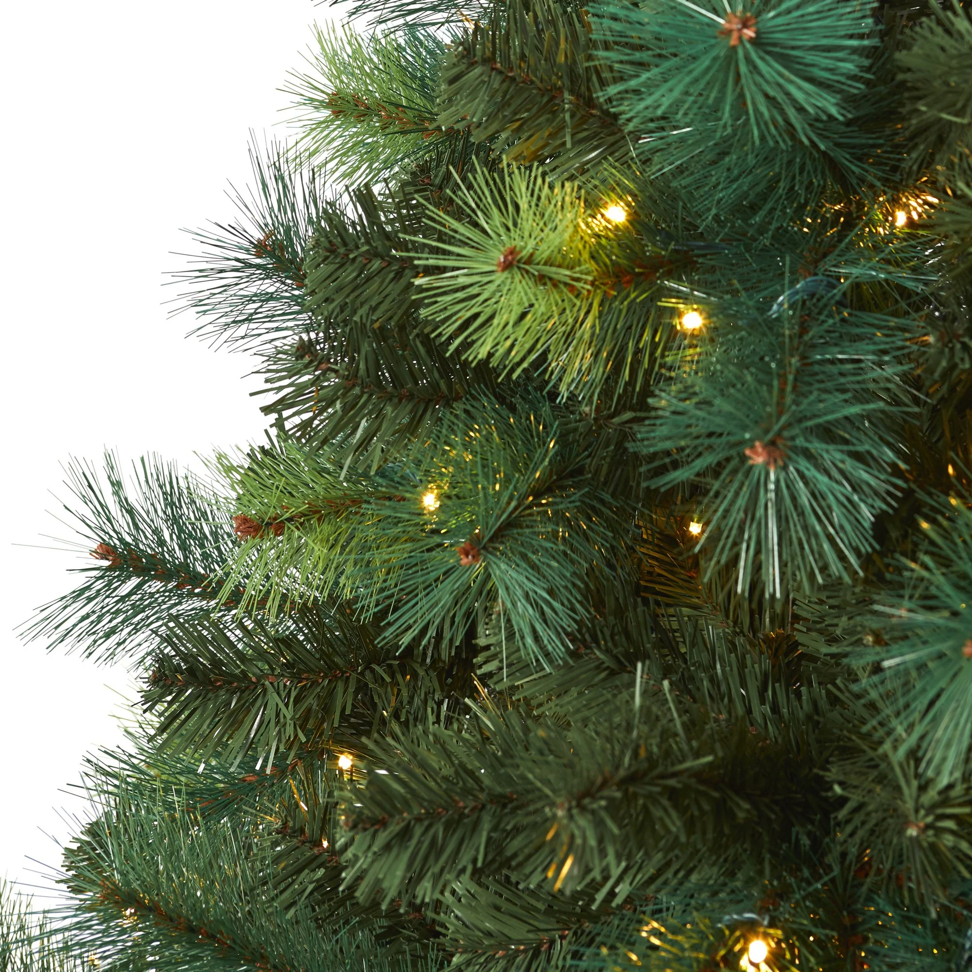 6' Assorted Green Scotch Pine Artificial Christmas Tree with 250 LED Lights - Image 4