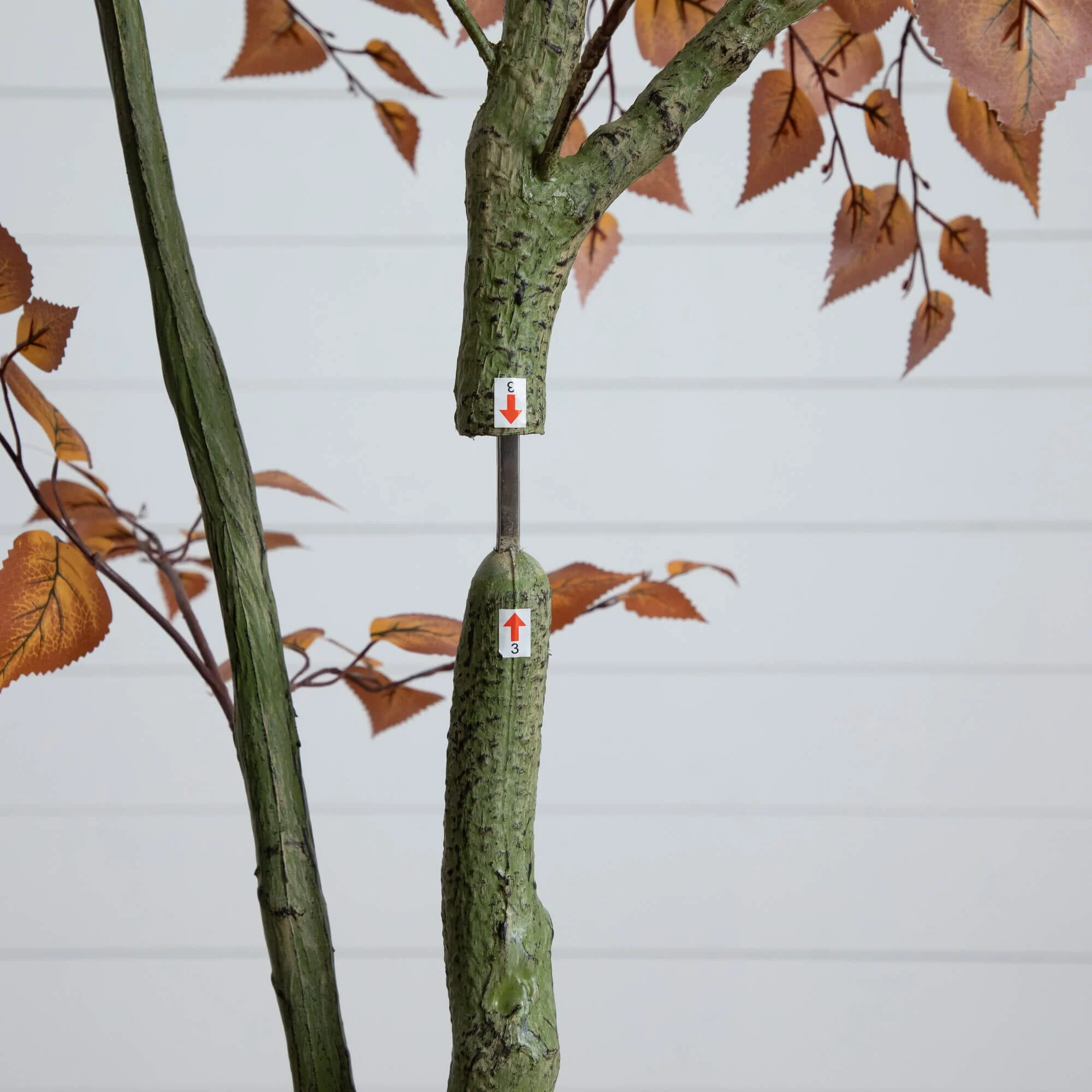 6' Autumn Birch Leaf Artificial Fall Tree - Image 5
