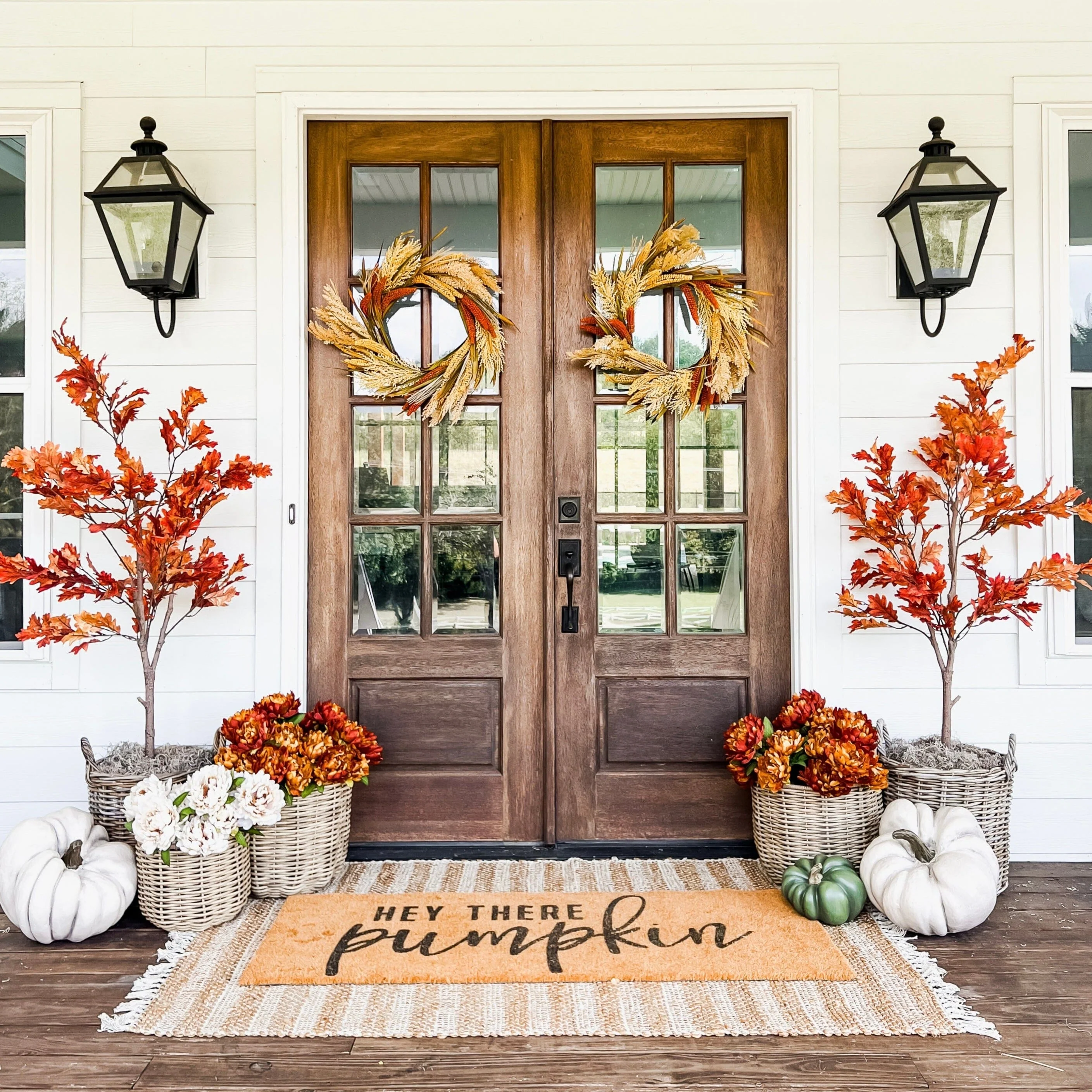 6’ Autumn Oak Artificial Fall Tree - Image 4