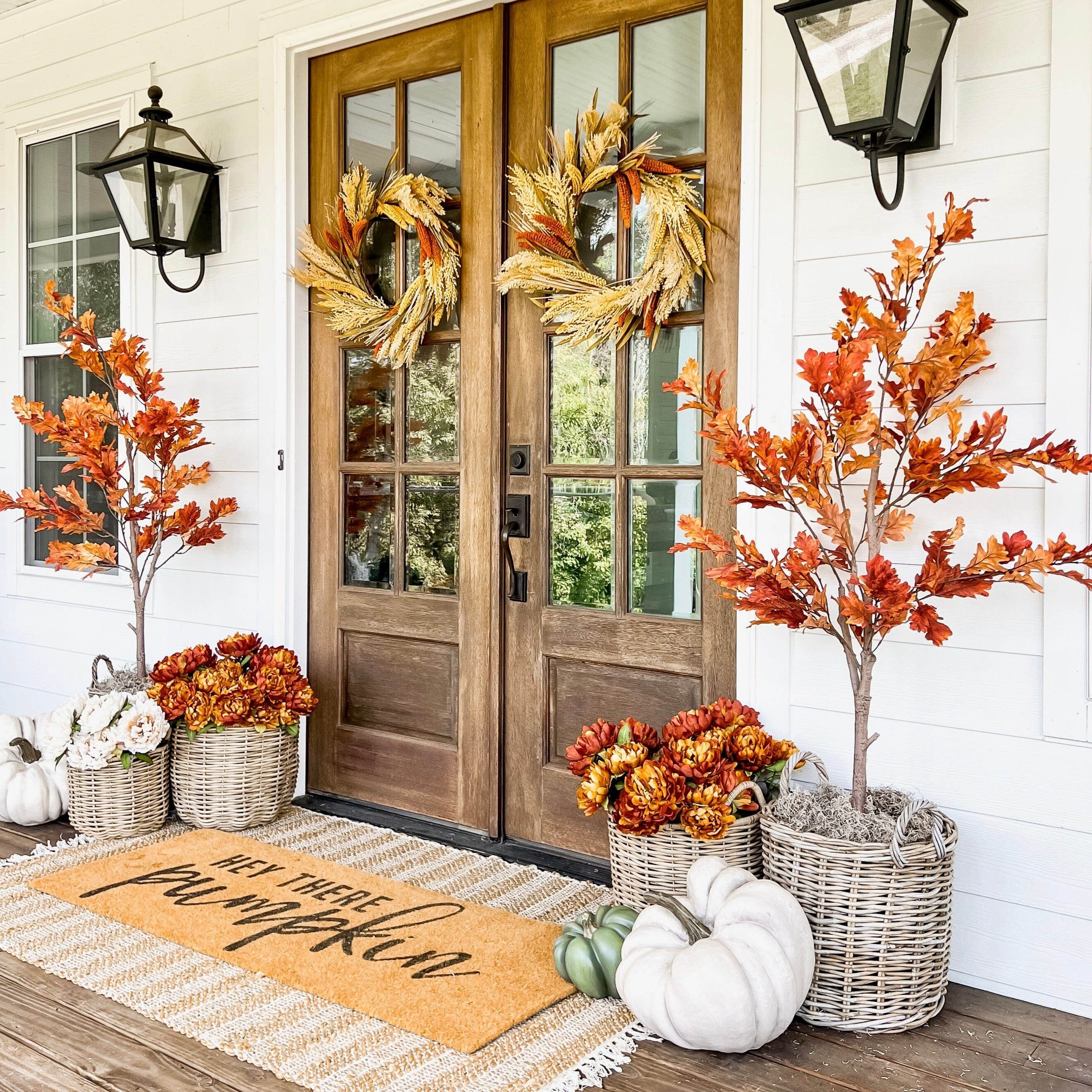 6’ Autumn Oak Artificial Fall Tree - Image 5