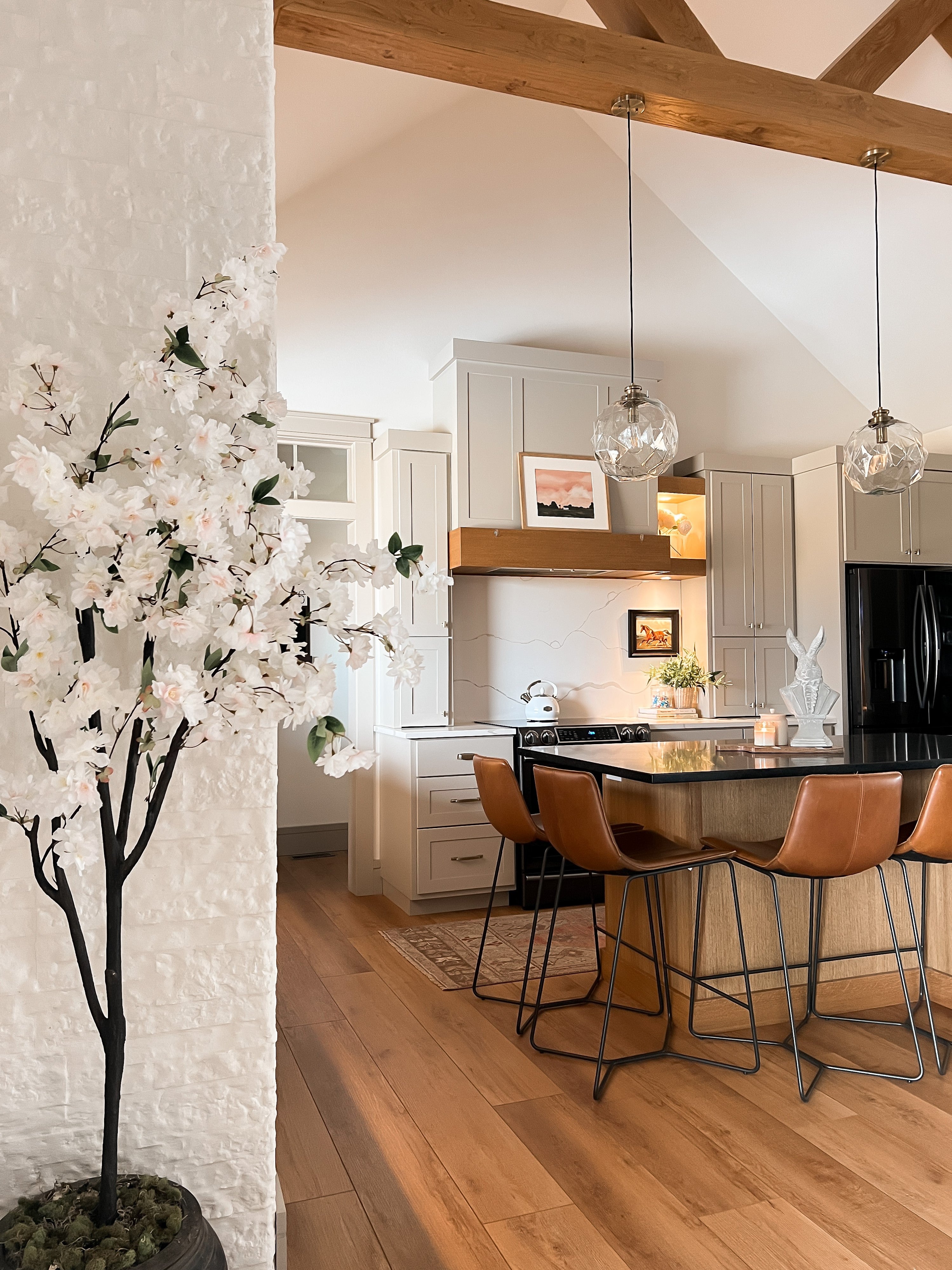 6’ Cherry Blossom Artificial Tree - Image 3