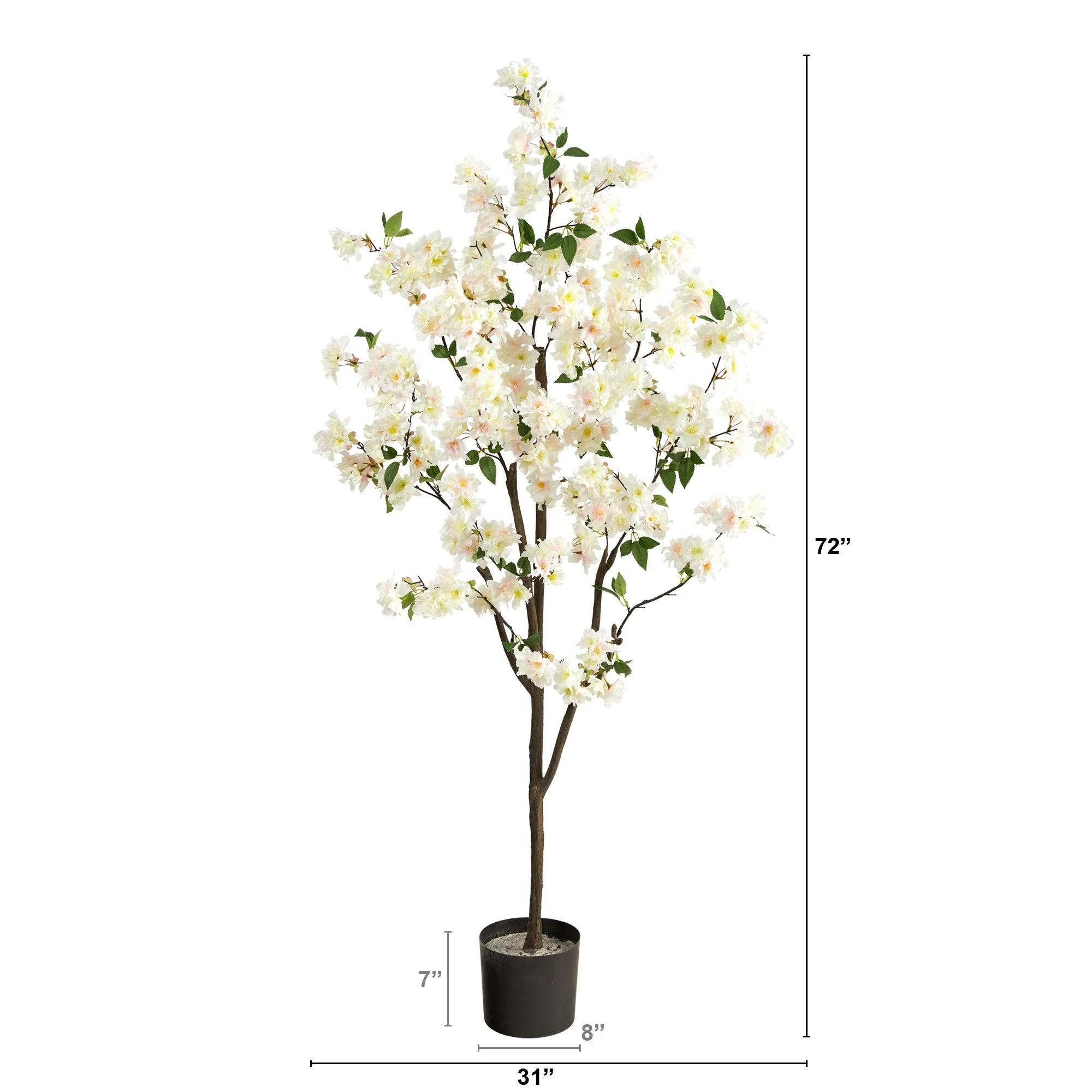 6’ Cherry Blossom Artificial Tree - Image 6