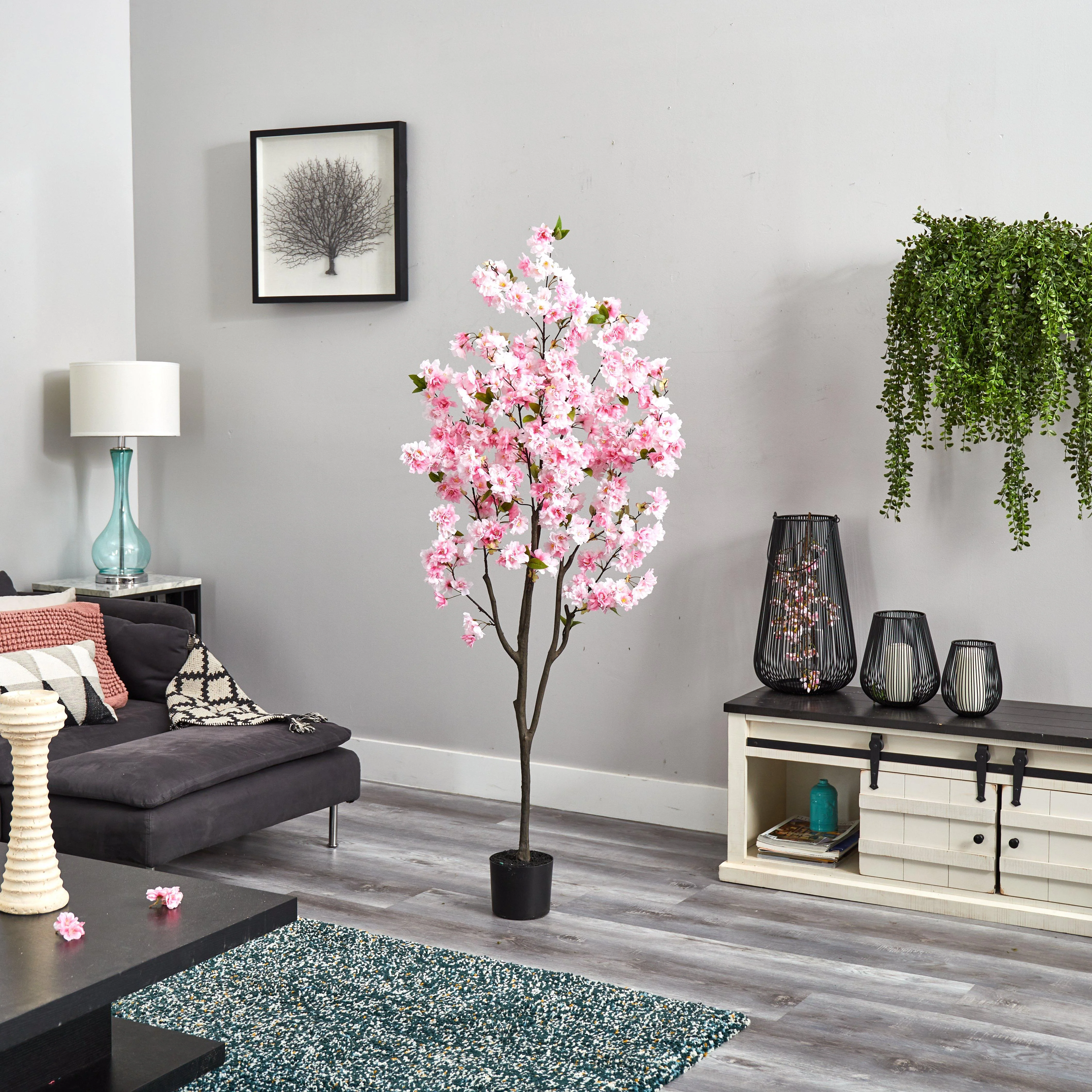 6’ Cherry Blossom Artificial Tree - Image 9
