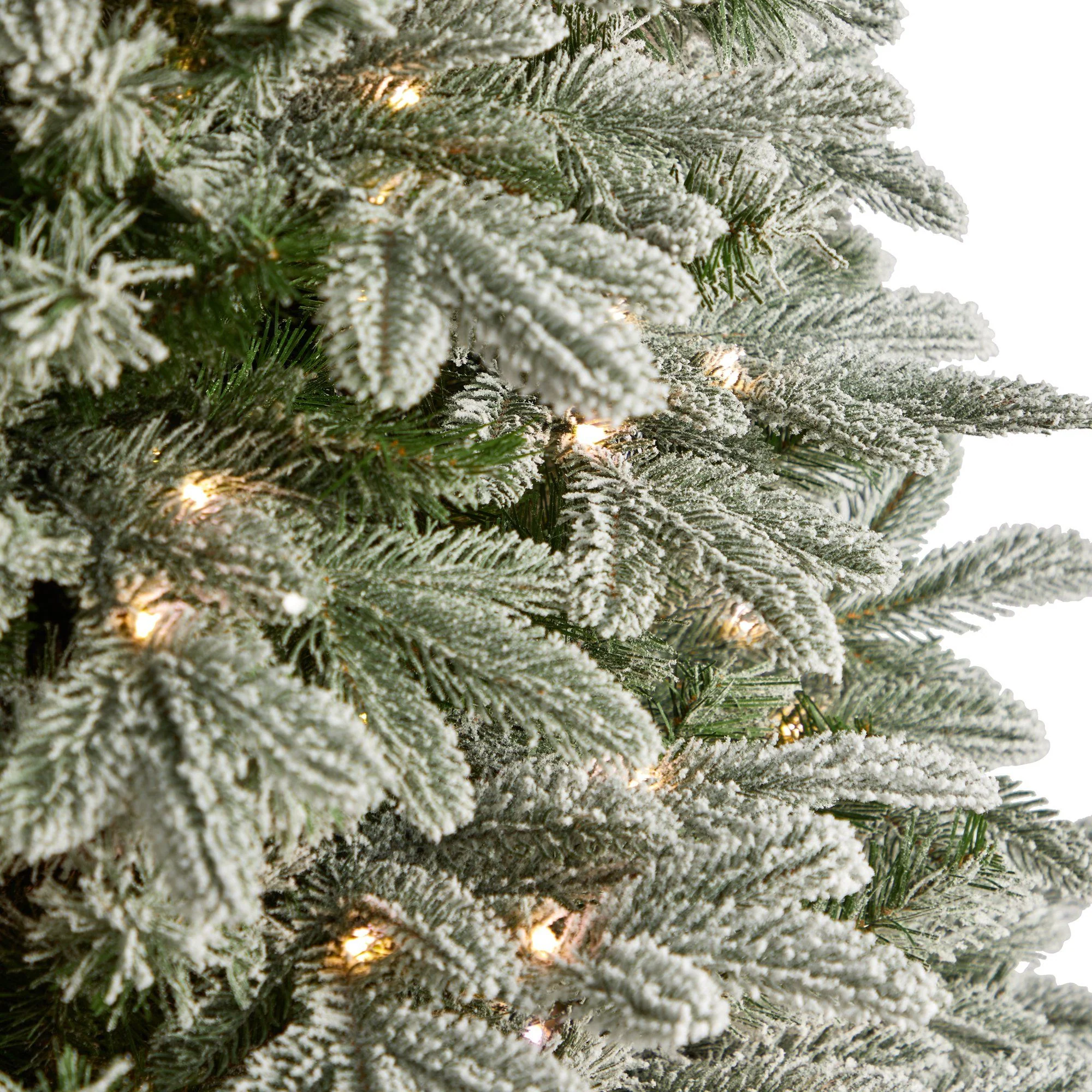 6’ Flocked Colorado Mountain Fir Artificial Christmas Tree - Image 4