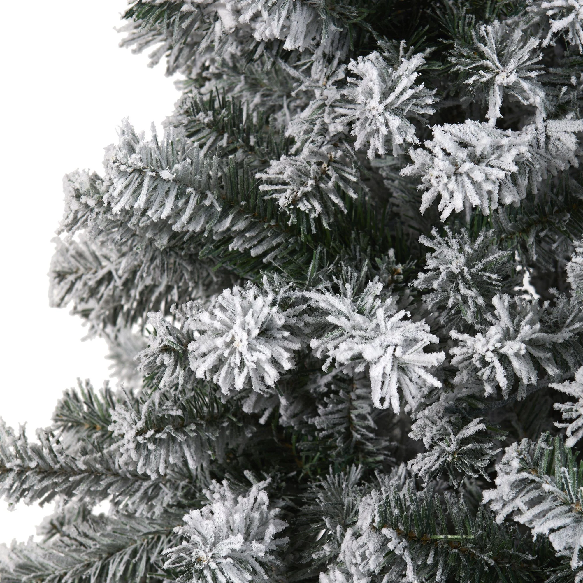 6' Flocked Rock Springs Spruce Artificial Christmas Tree - Image 3