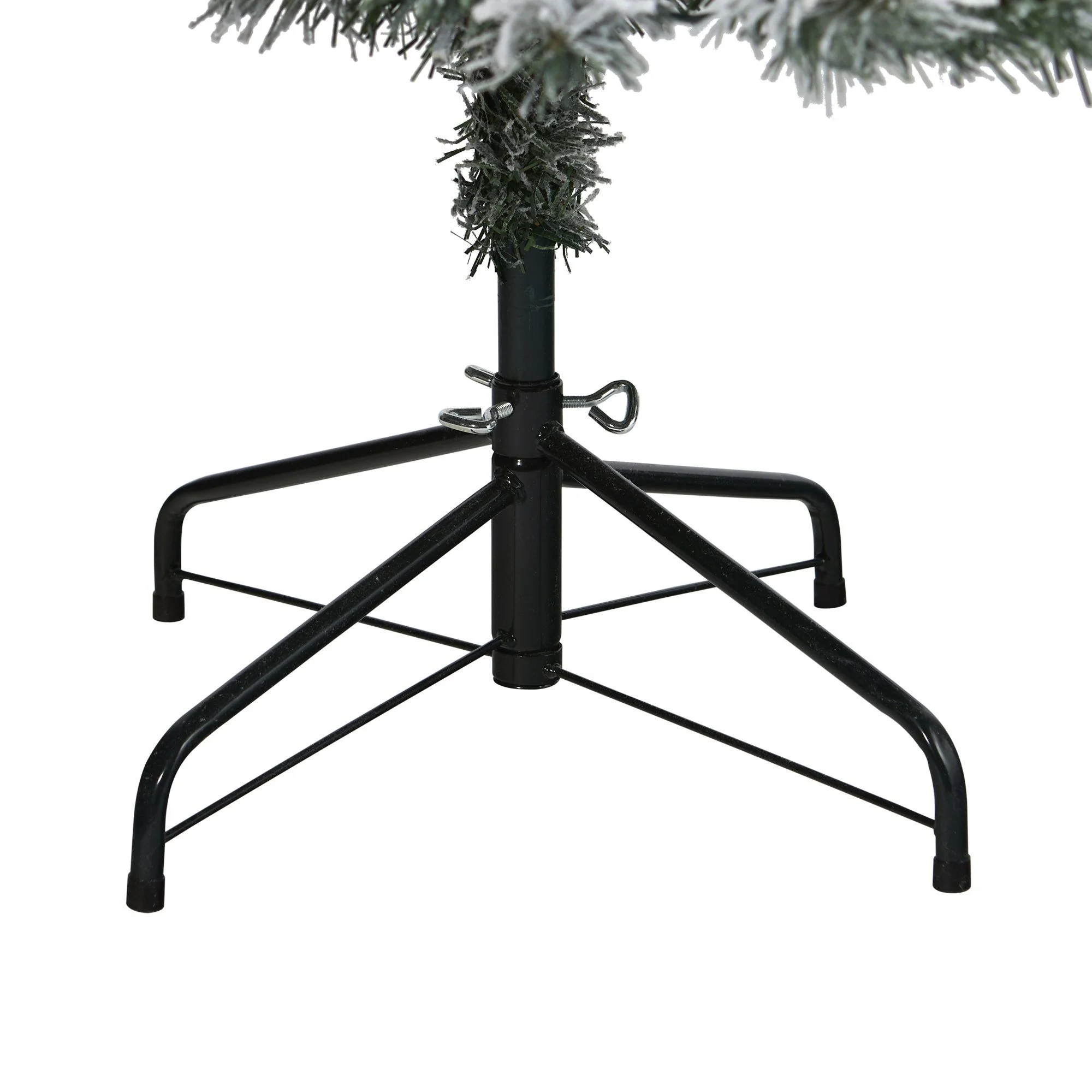 6' Flocked Rock Springs Spruce Artificial Christmas Tree - Image 4