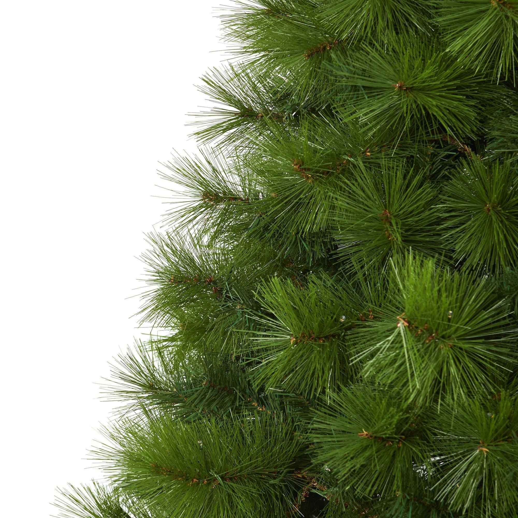 6’ Green Scotch Pine Artificial Christmas Tree with 300 Clear LED Lights - Image 5