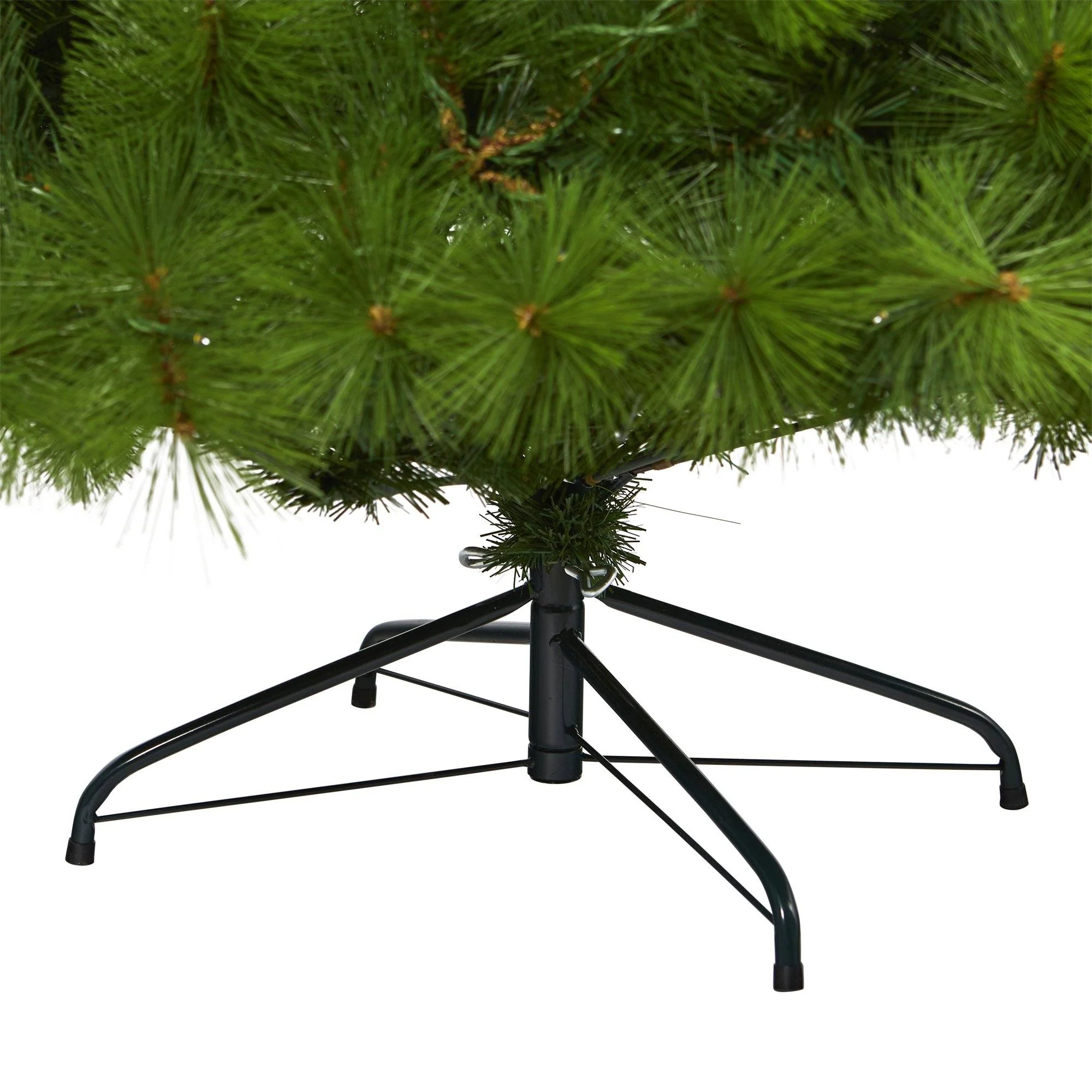 6’ Green Scotch Pine Artificial Christmas Tree with 300 Clear LED Lights - Image 6
