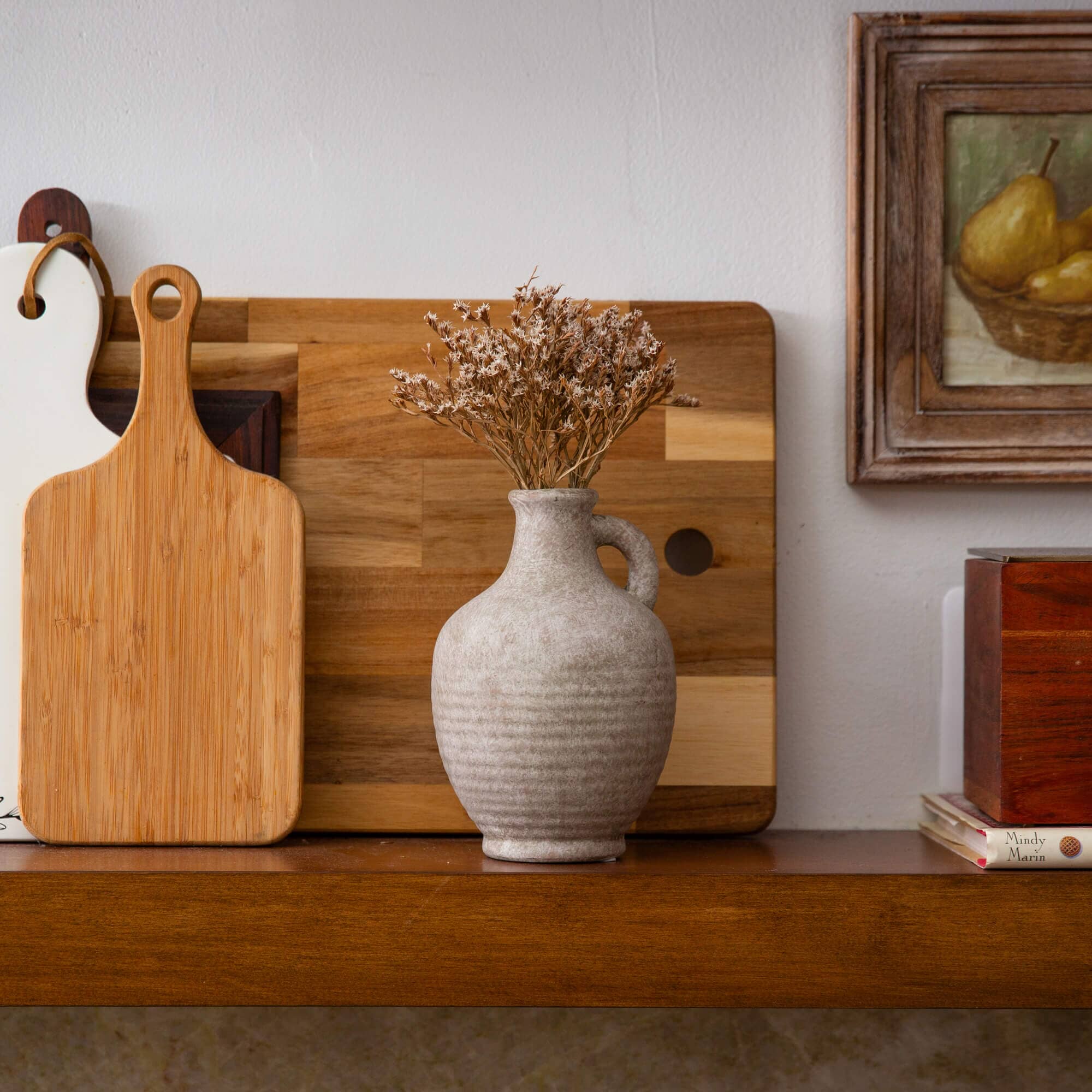 7" Natural Ceramic Jug - Image 3