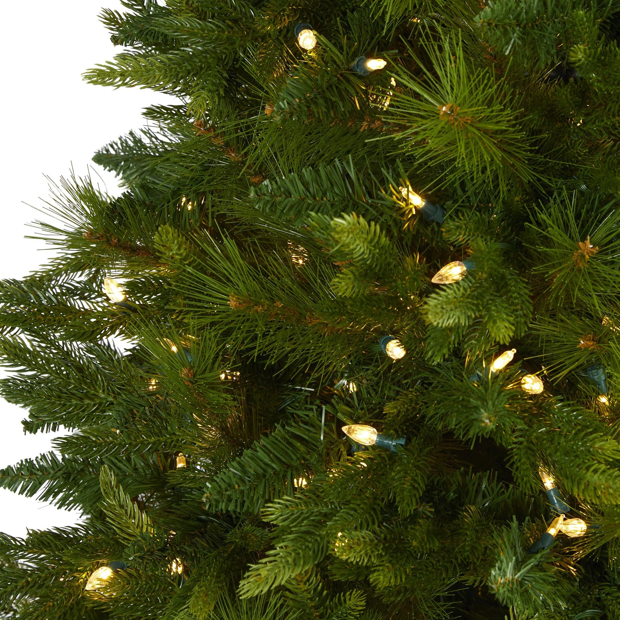 6' Hartford Fir Artificial Christmas Tree with 250 Warm (Multifunction) LED Lights with Instant Connect Technology and 711 Bendable Branches - Image 3