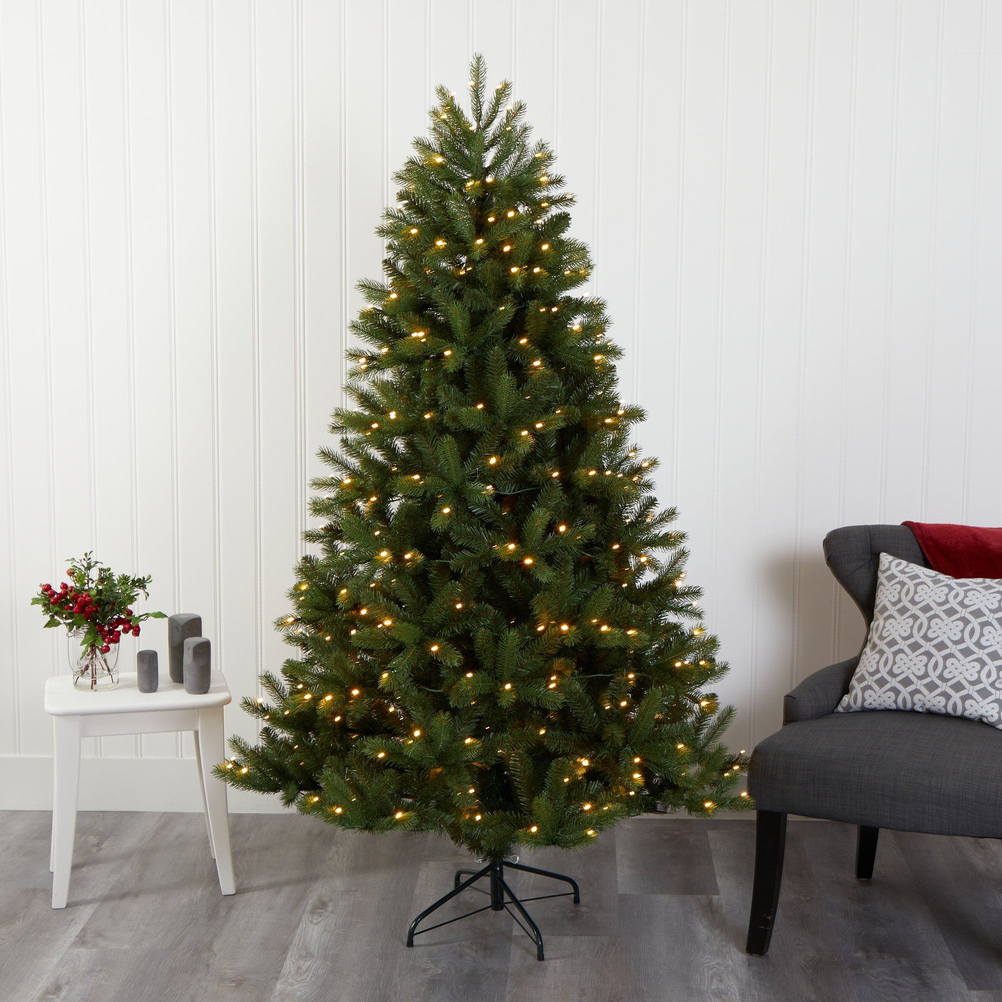 6’ New Haven Spruce “Natural Look” Artificial Christmas Tree with 350 LED Lights - Image 8