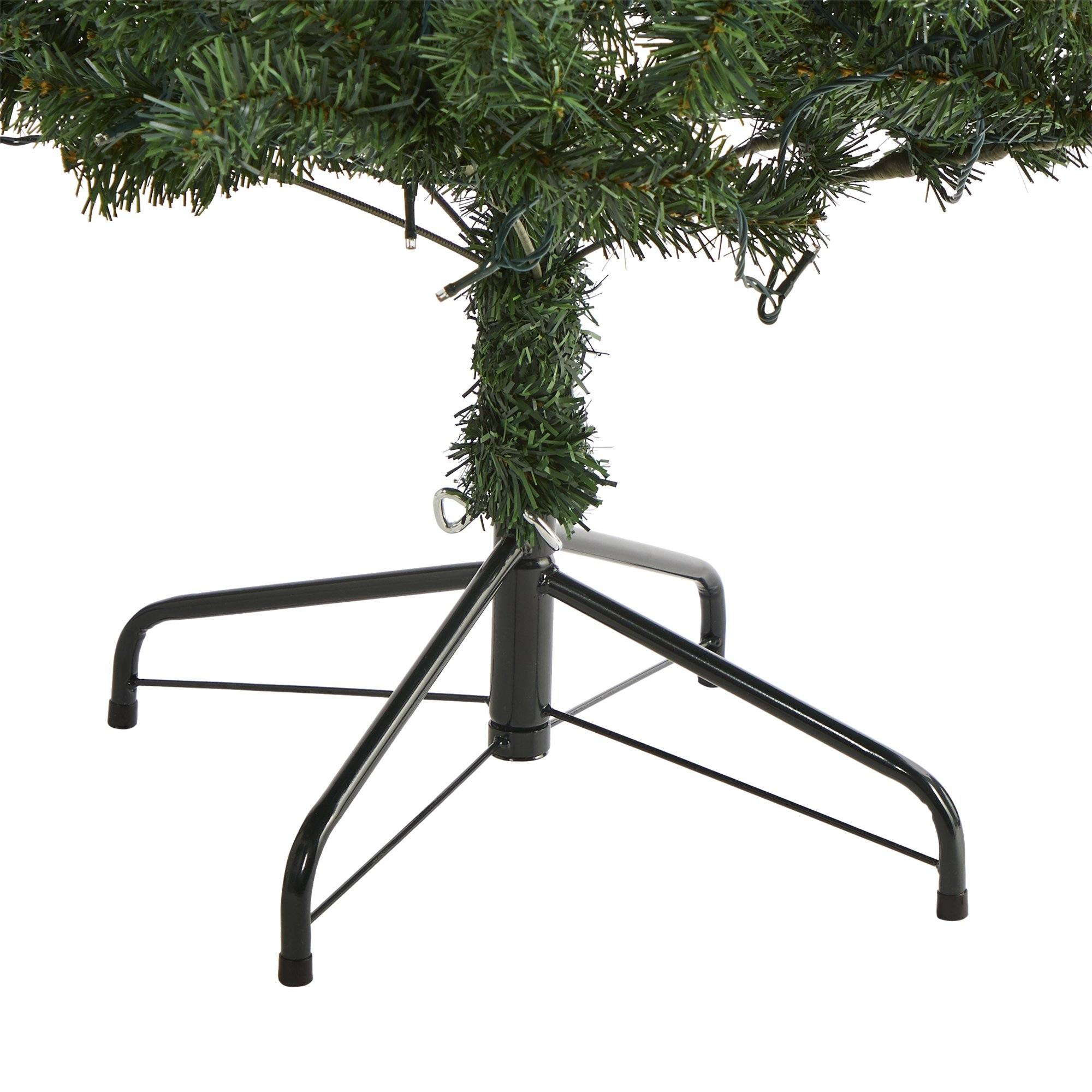 6' Northern Tip Pine Artificial Christmas Tree with 250 Clear LED Lights - Image 4