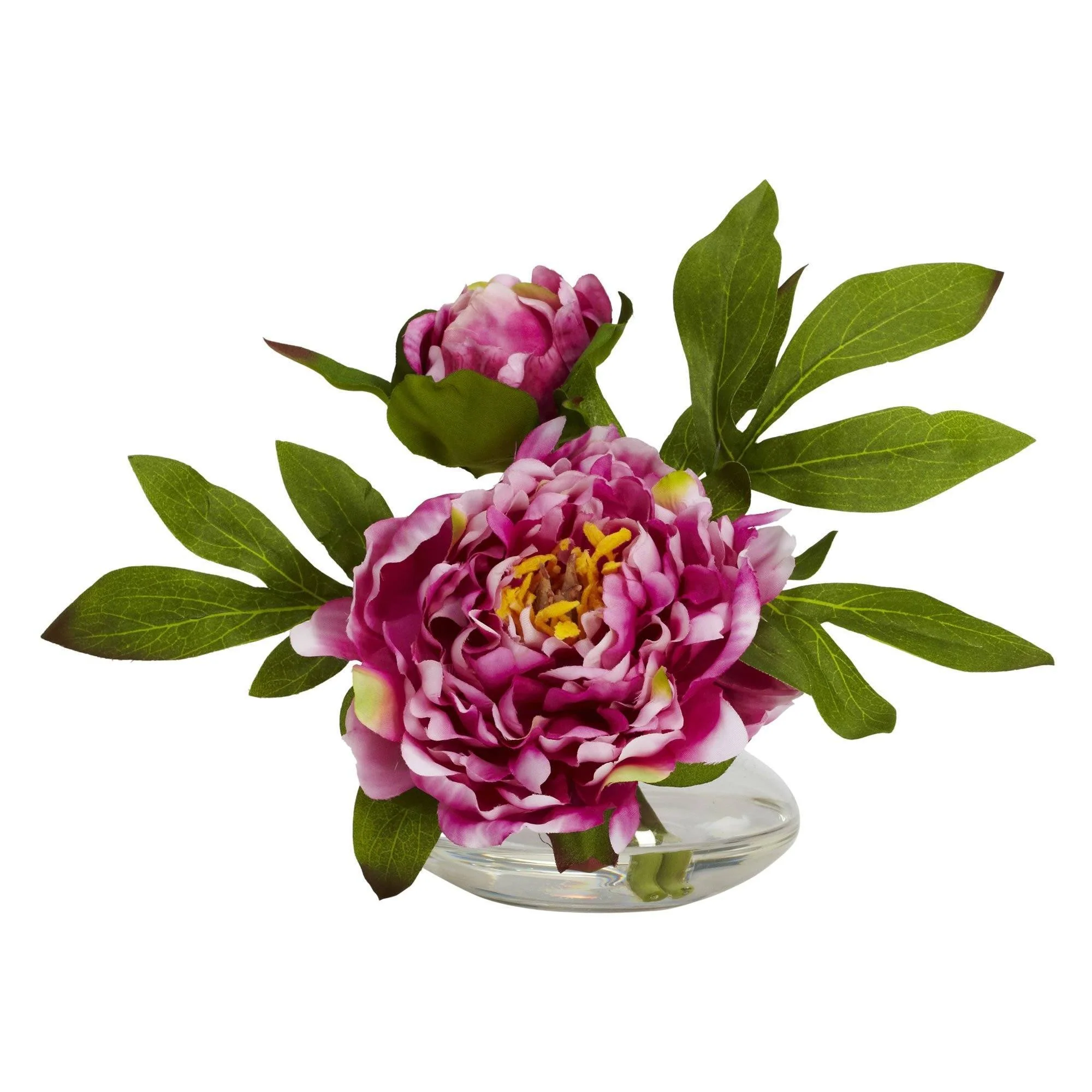 Peony w/Glass Vase (Set of 3) - Image 3