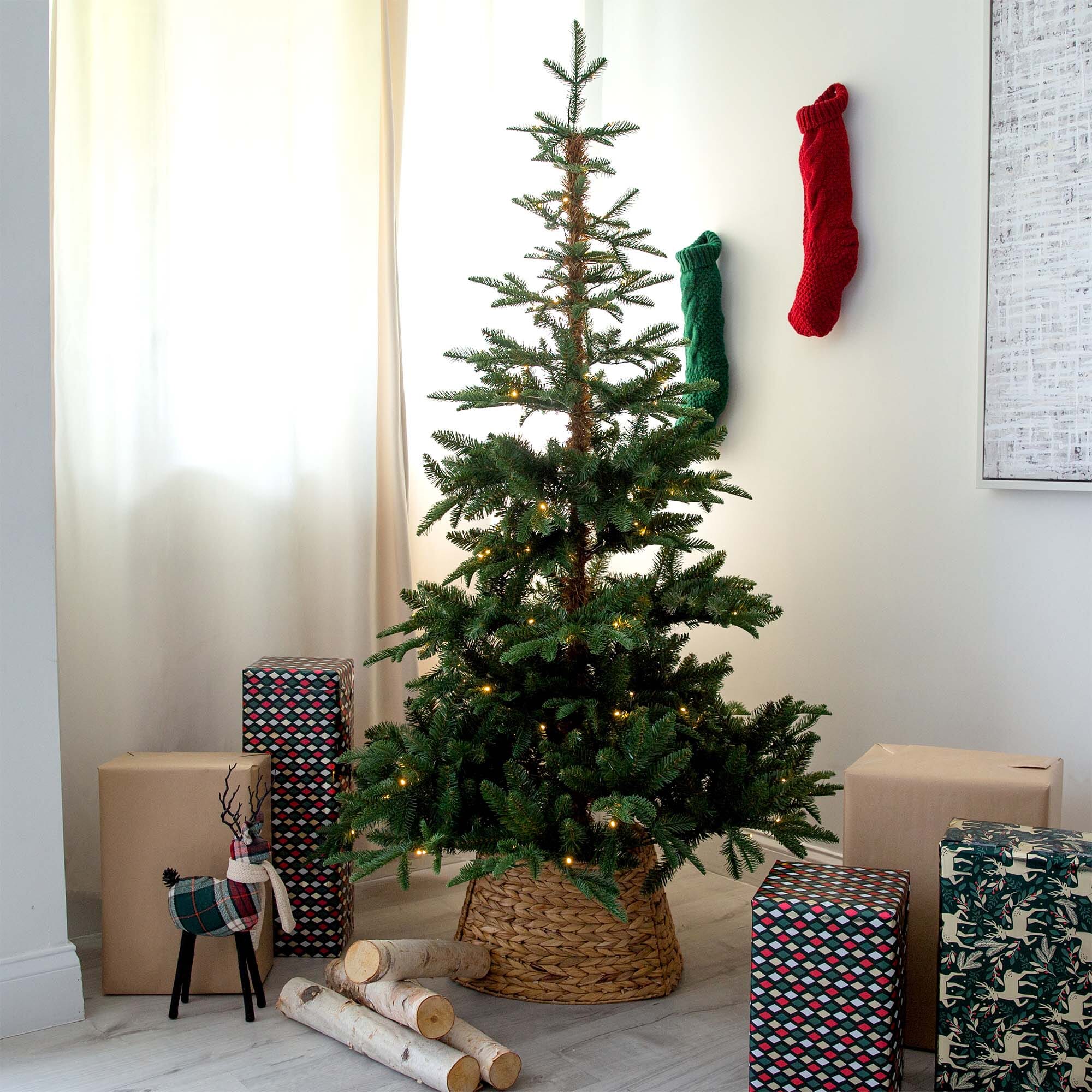 6’ Pre-Lit Artificial Idaho Mixed Fir Christmas Tree with 130 Warm White LED Lights - Image 3