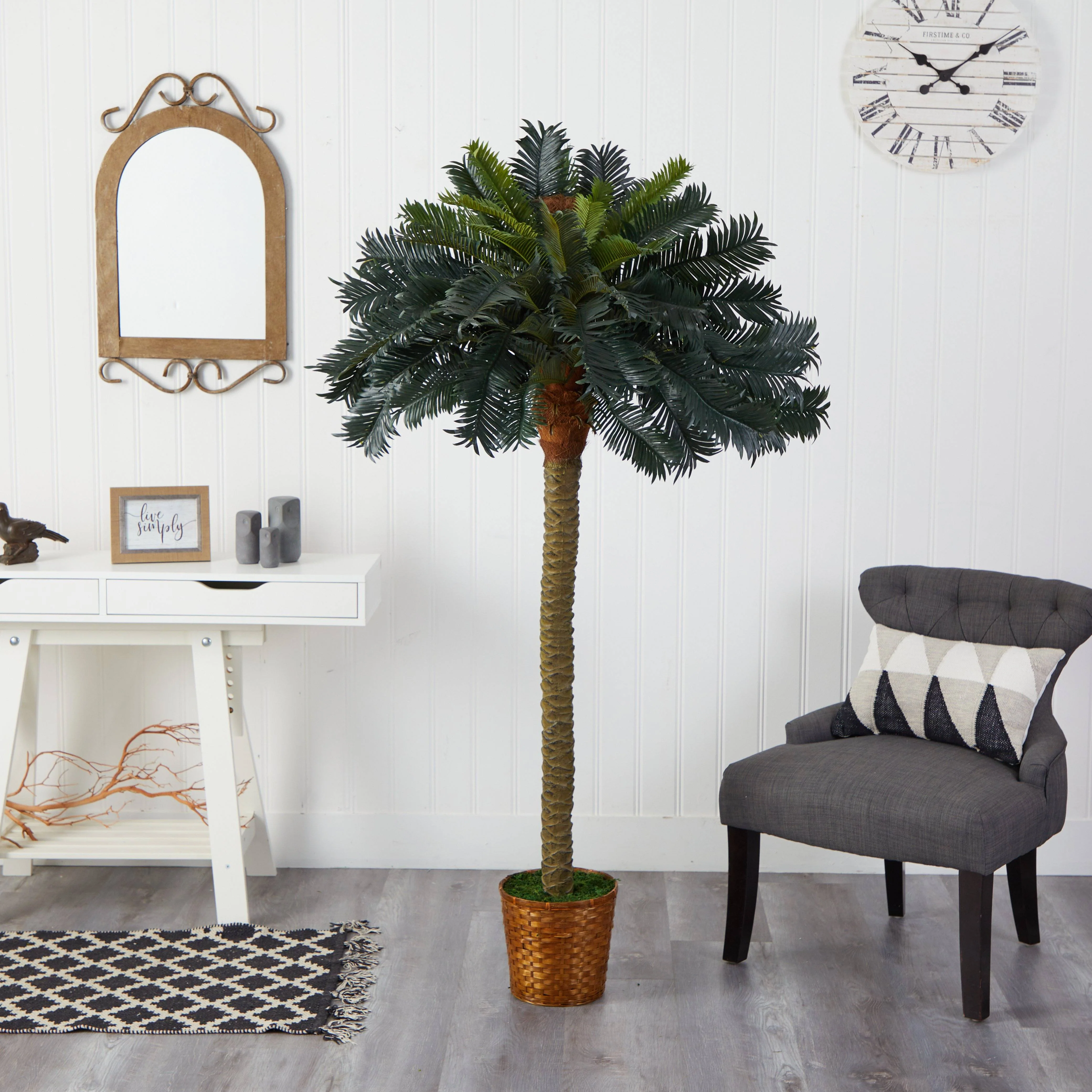 6' Sago Palm Silk Tree - Image 4