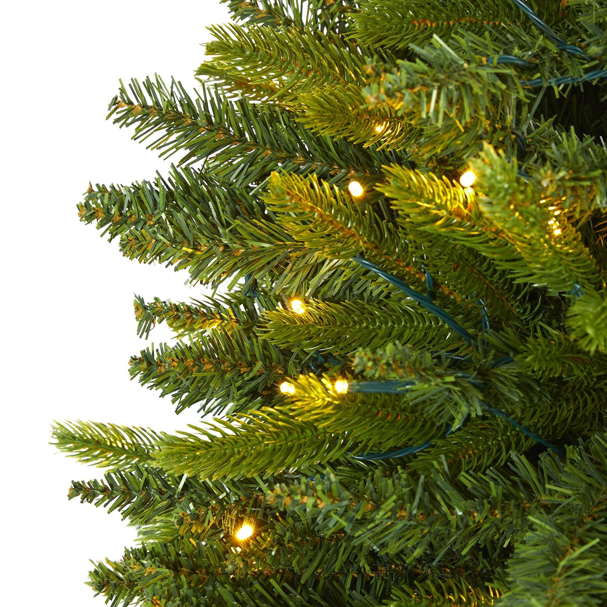 6' Sun Valley Fir Artificial Christmas Tree with 300 Clear LED Lights - Image 3