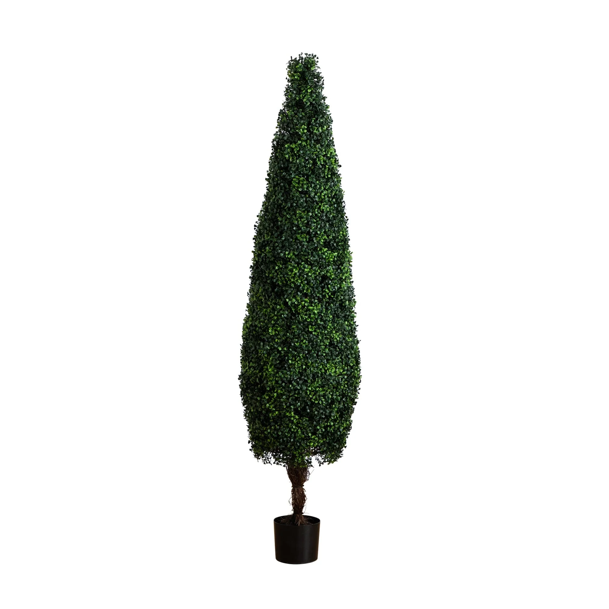 6’ UV Resistant Artificial Boxwood Topiary  Cone Tree (Indoor/Outdoor) - Image 5