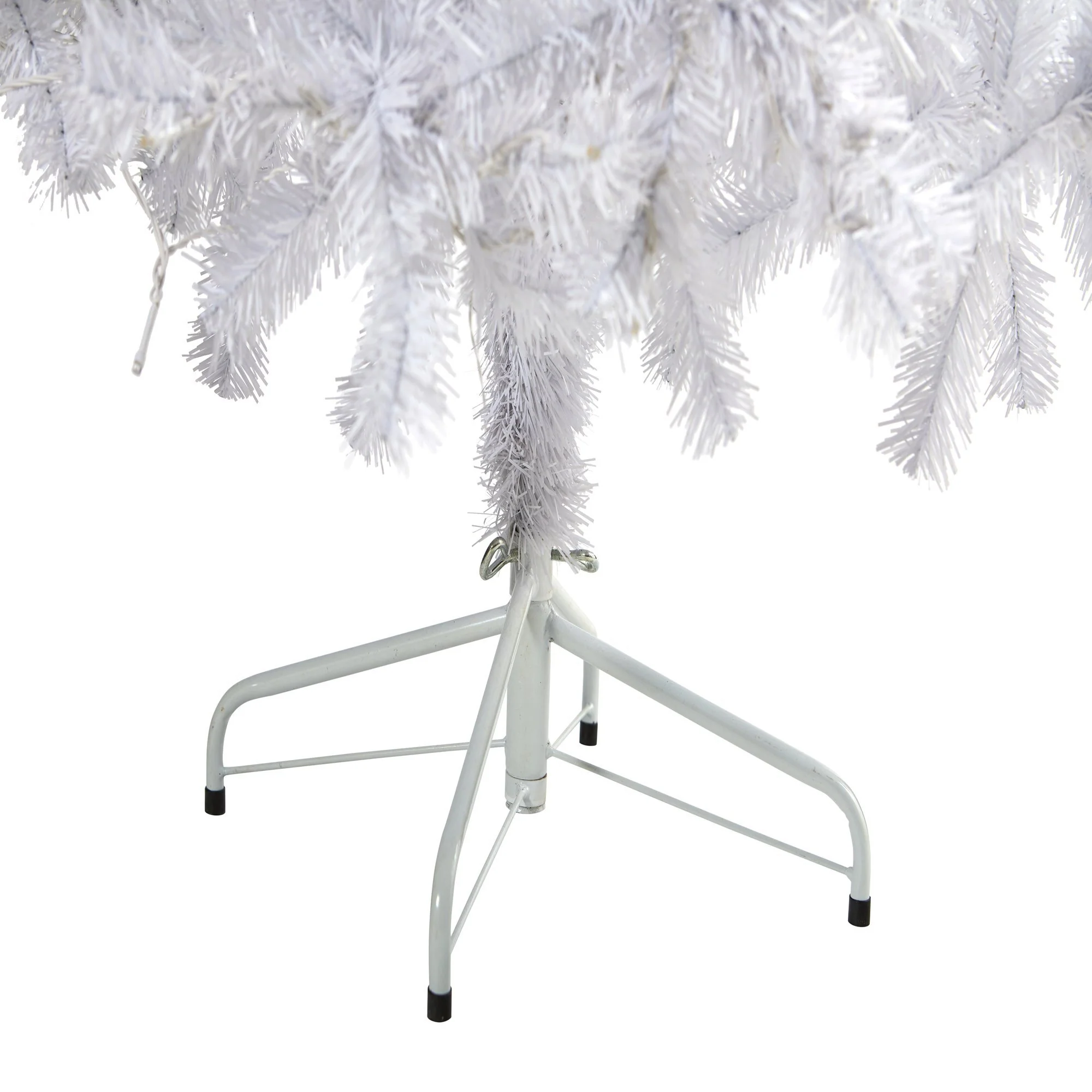 6' White Artificial Christmas Tree with 680 Bendable Branches - Image 5