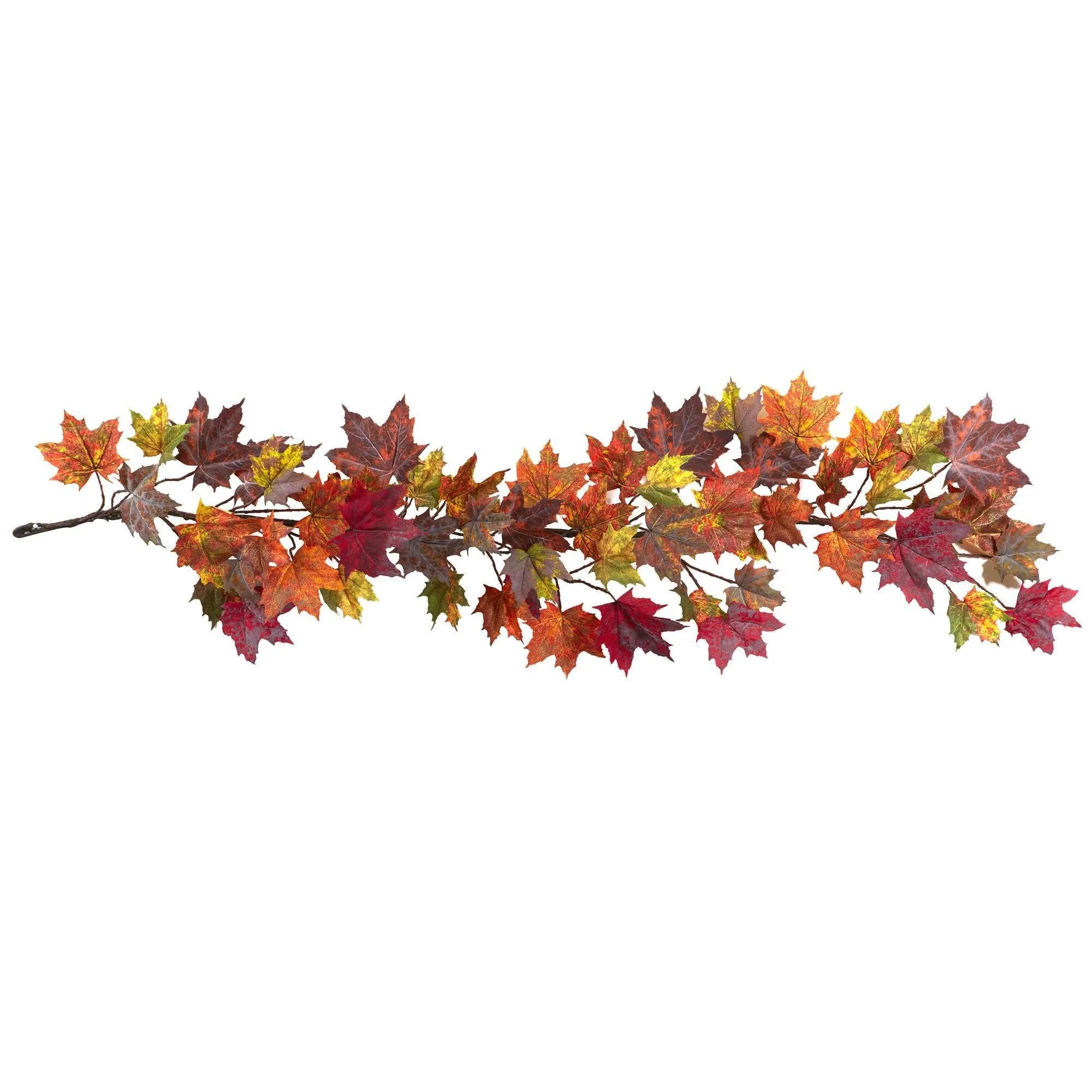 60” Maple Leaf Garland - Image 2