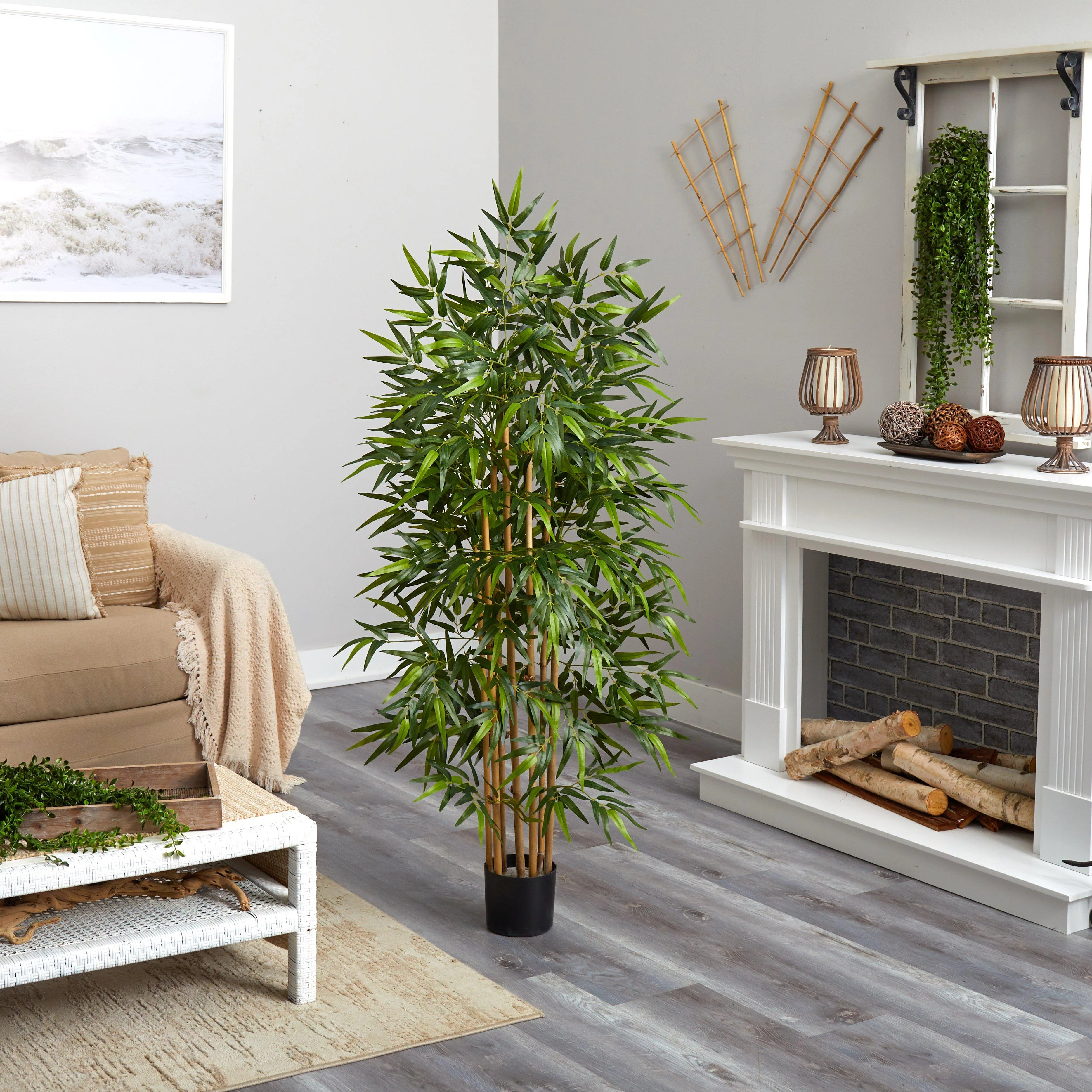 64" Bamboo Silk Tree - Image 3