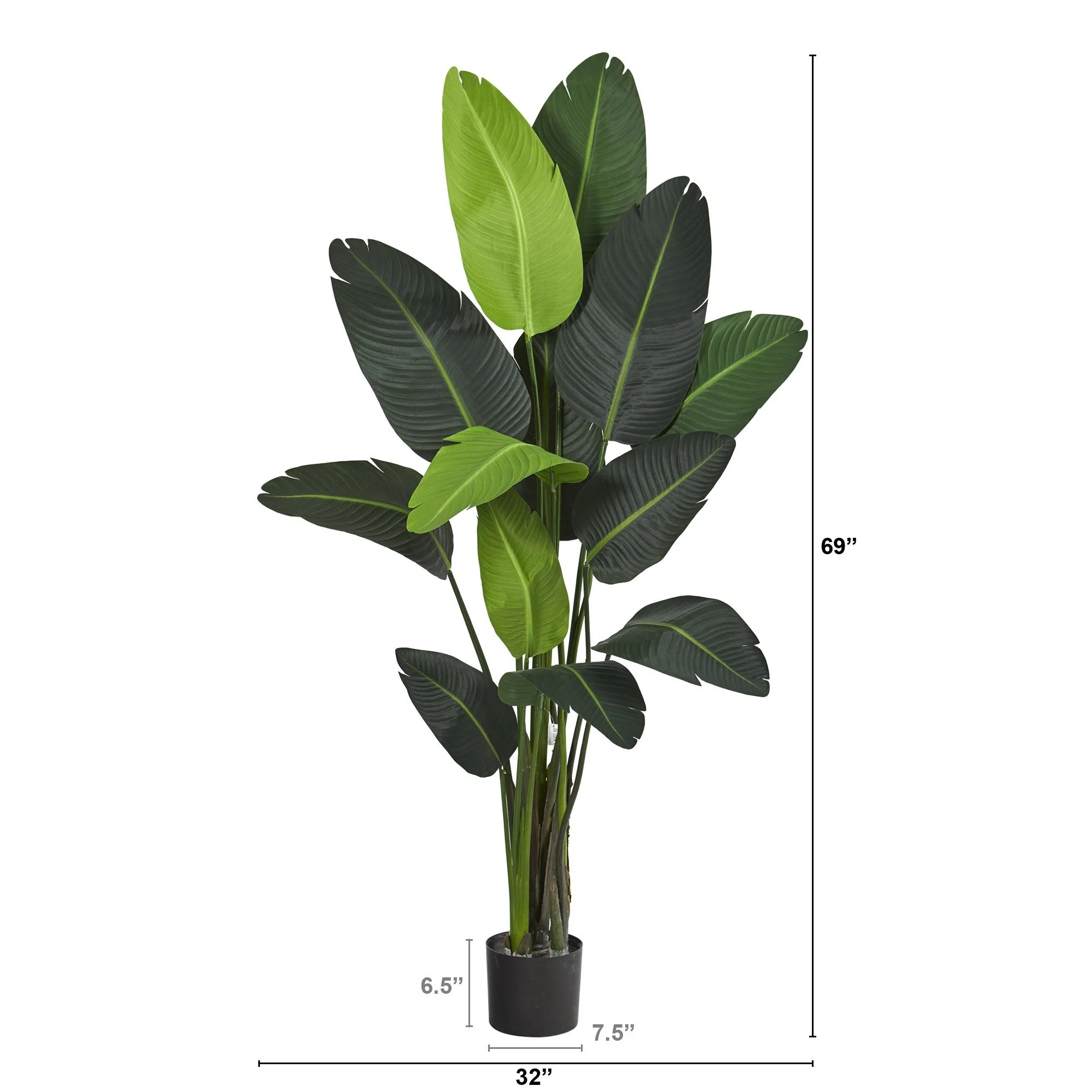 69” Traveler's Palm Artificial tree - Image 6