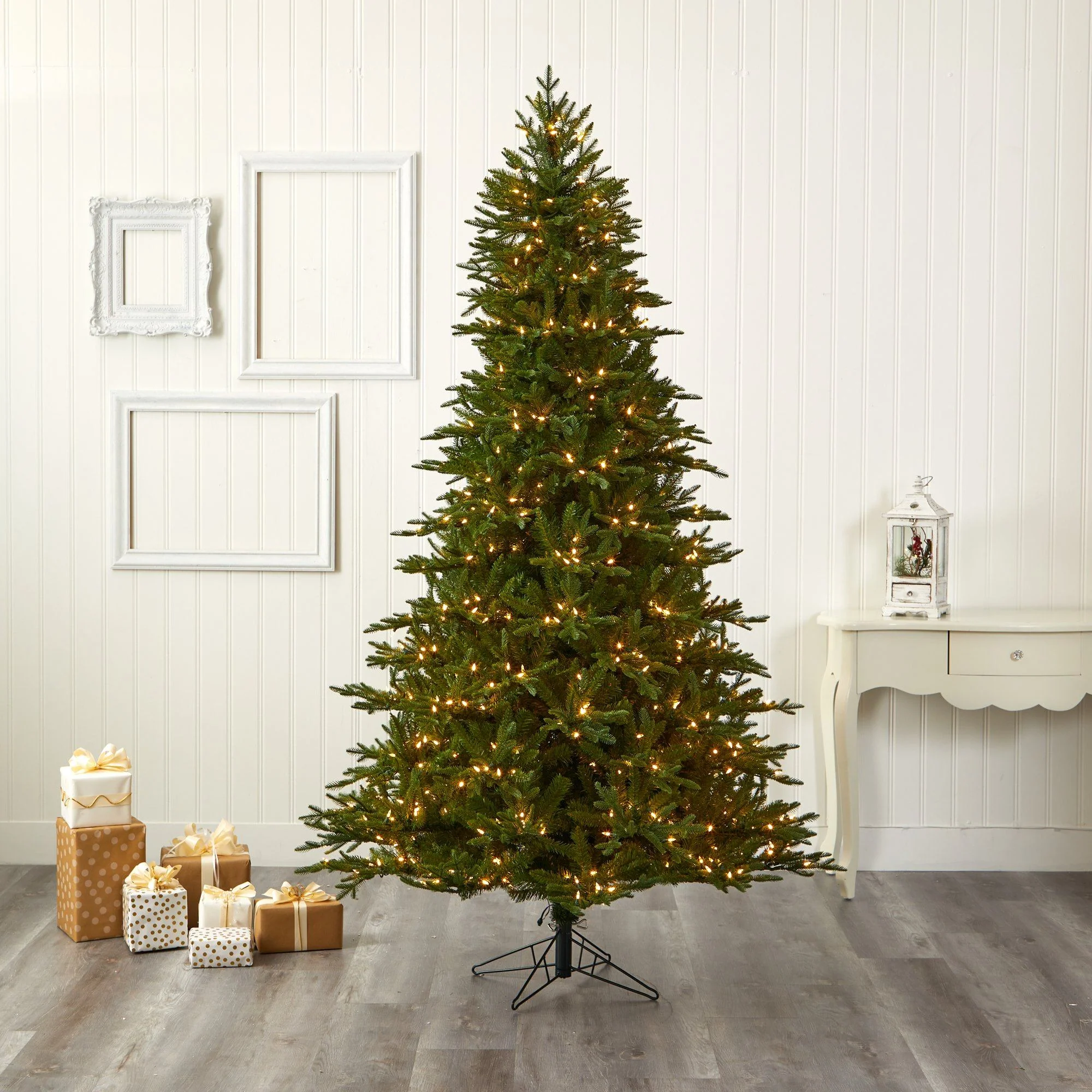 7.5' Cambridge Fir Artificial Christmas Tree with 800 Clear Warm (Multifunction) LED Lights with Instant Connect Technology and 1644 Bendable Branches - Image 6