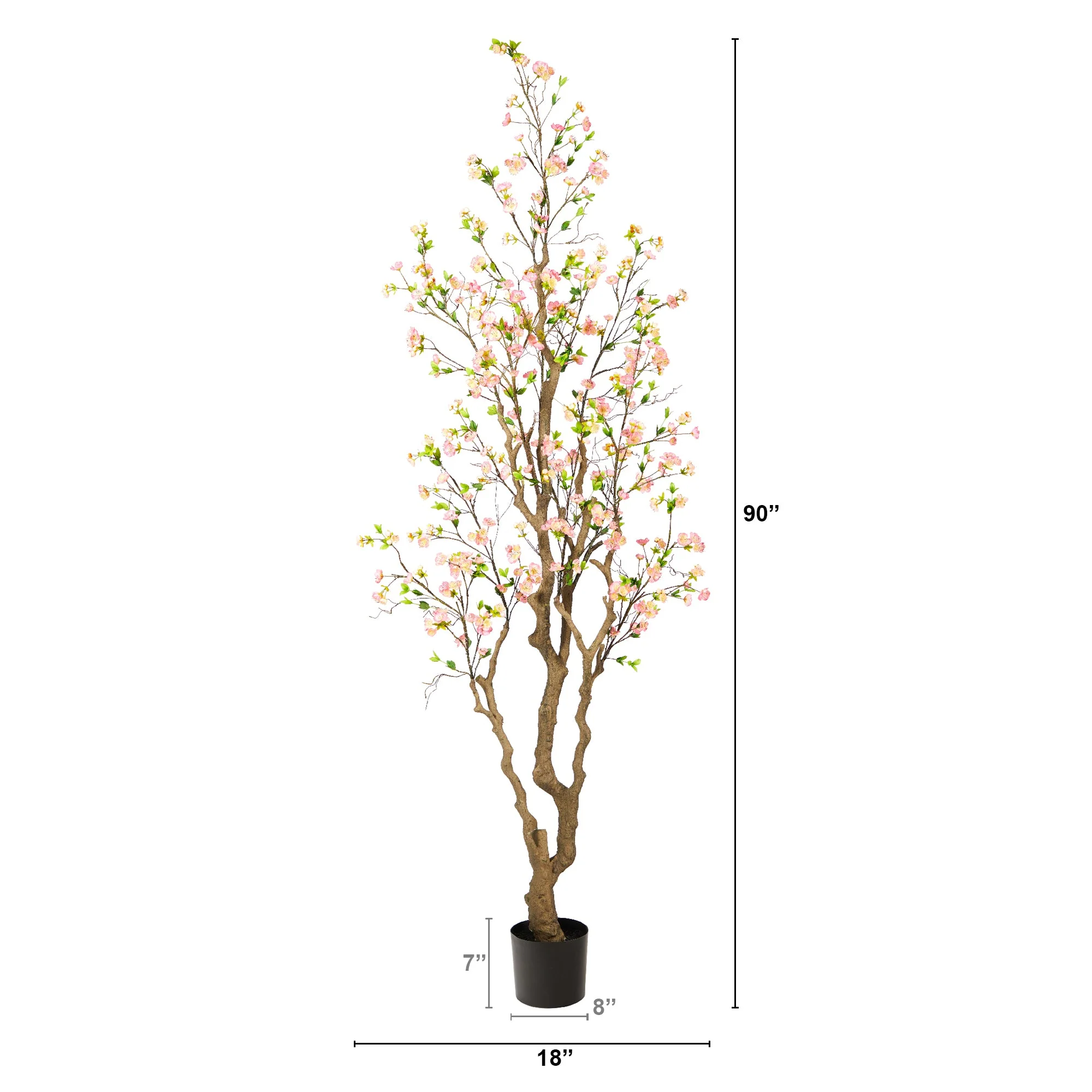 7.5’ Cherry Blossom Artificial Tree - Image 5
