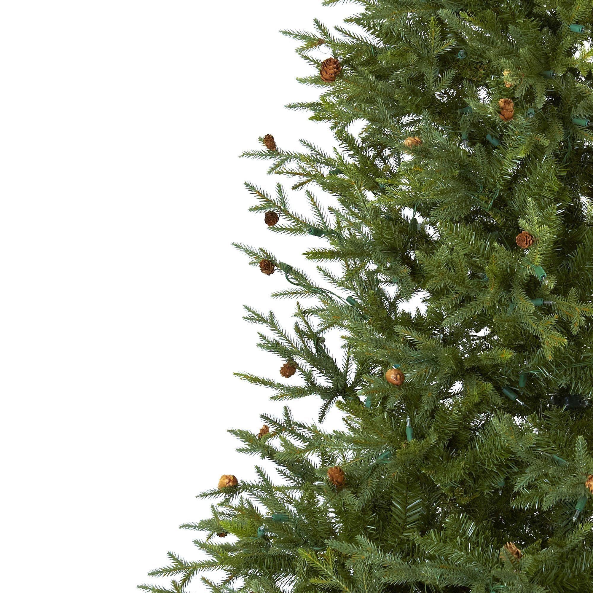 7.5’ Classic Pine & Pine Cone Christmas Tree - Image 4