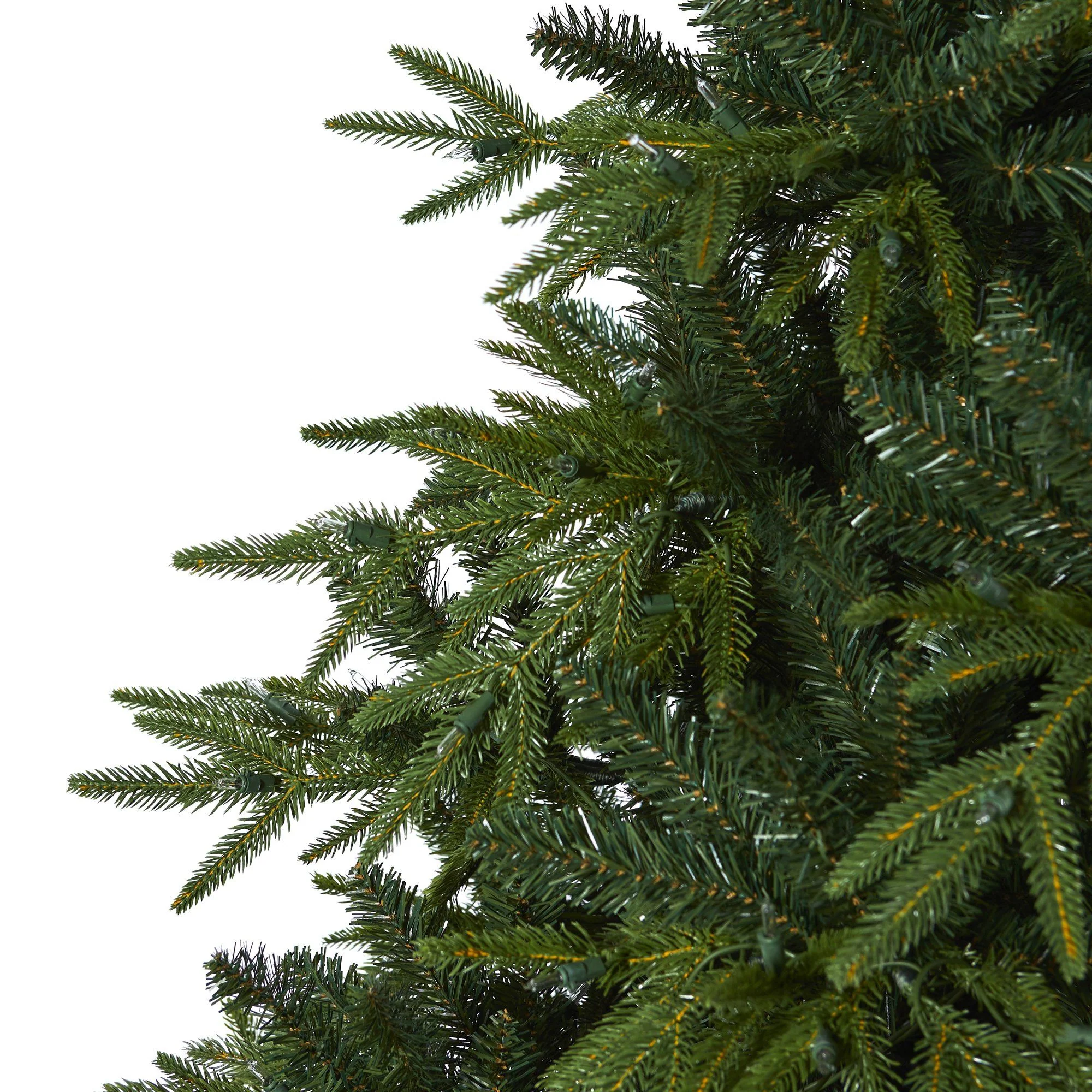 7.5’ Colorado Mountain Fir “Natural Look” Artificial Christmas Tree with 600 Clear LED Lights and 3048 Bendable Branches - Image 5