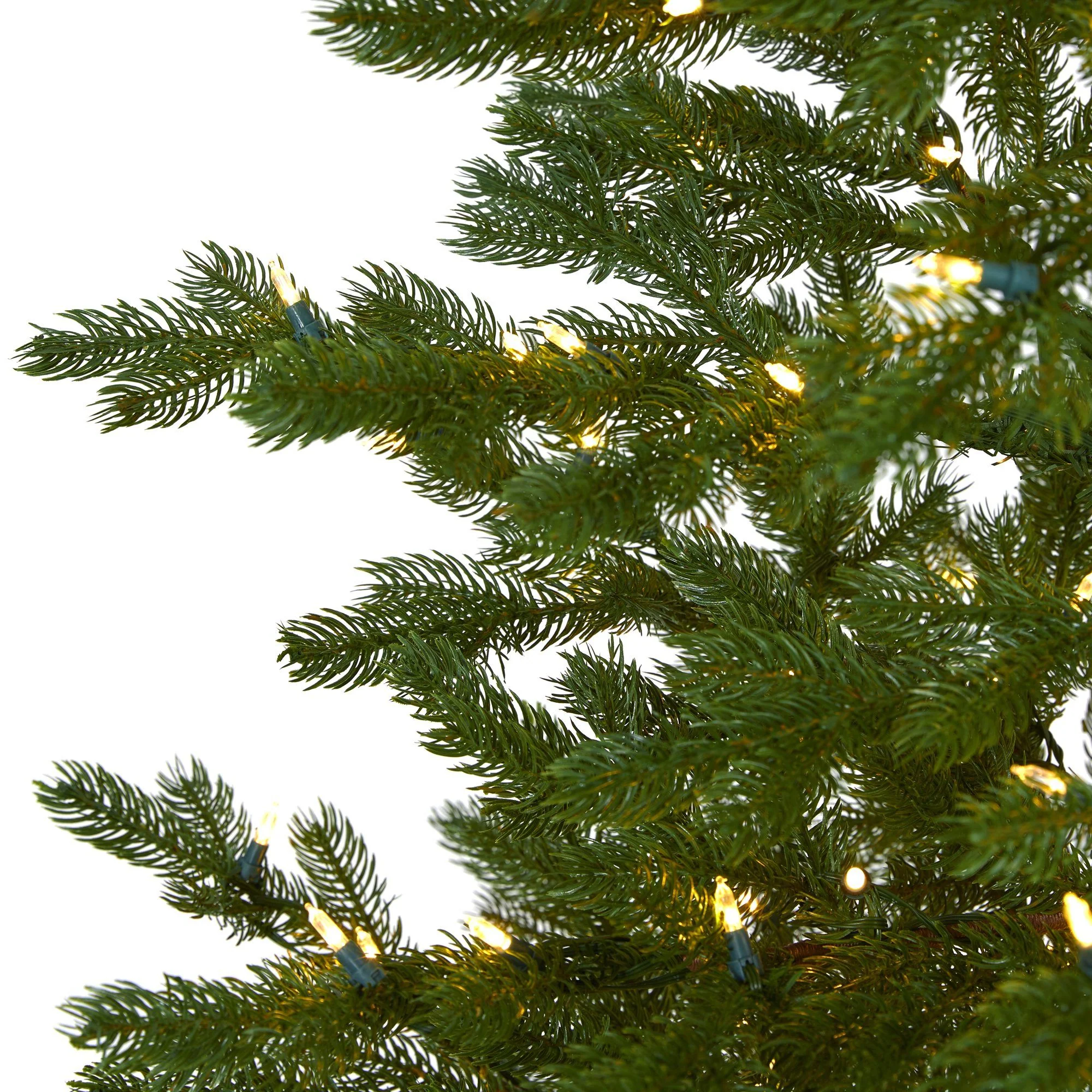 7.5' Fairbanks Fir Artificial Christmas Tree with 350 Clear Warm - Image 3