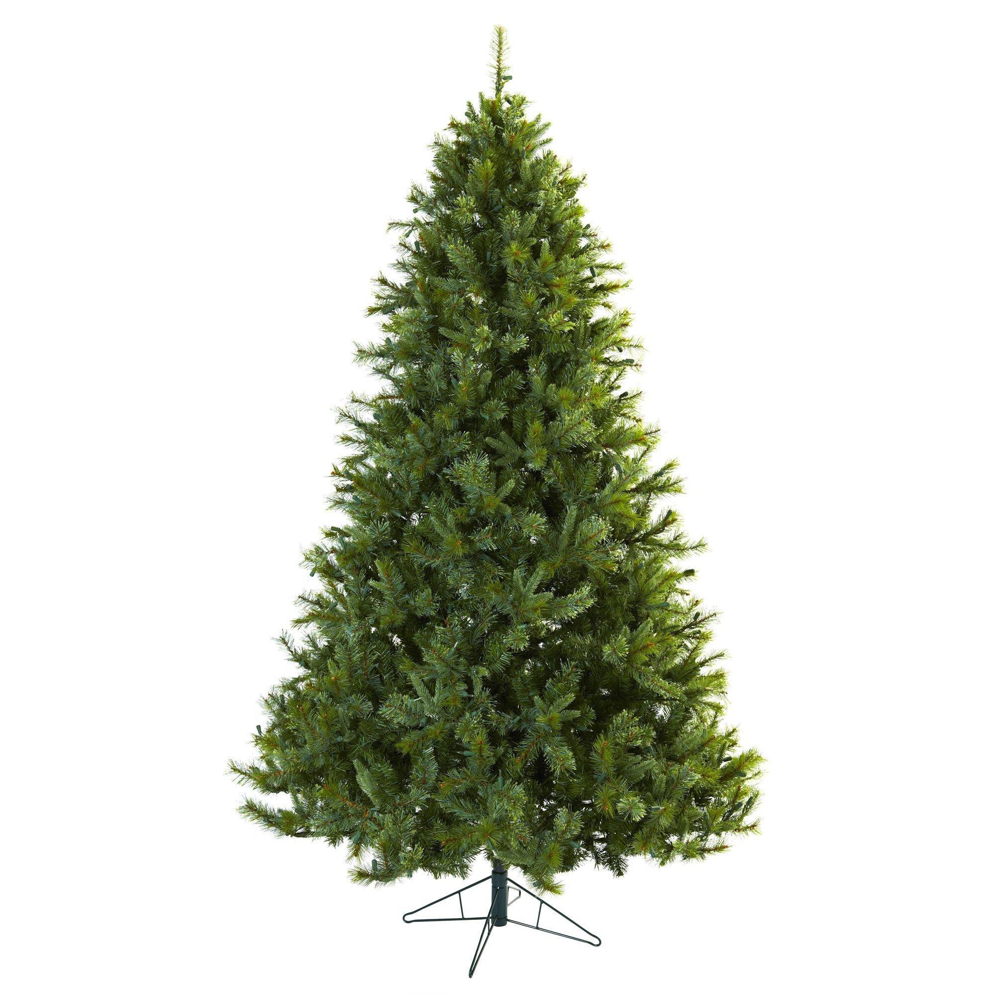 7.5' Majestic Multi-Pine Christmas Tree w/Clear Lights - Image 3