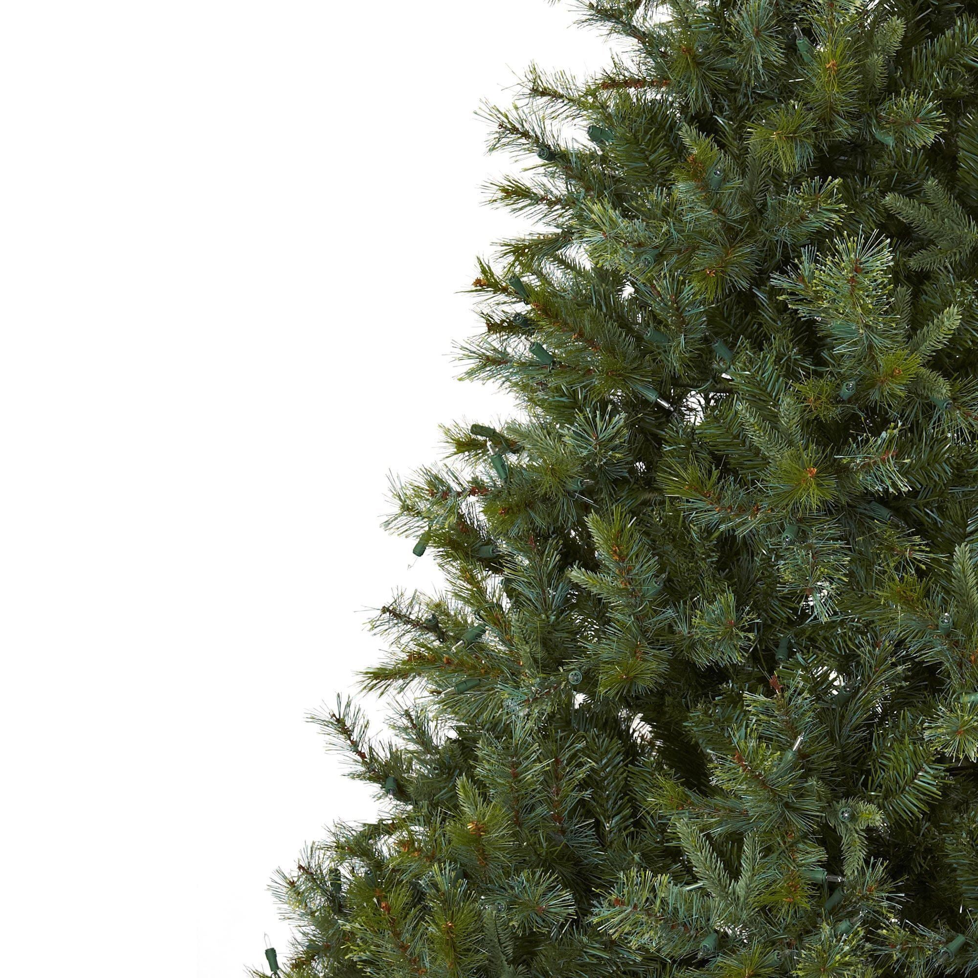 7.5' Majestic Multi-Pine Christmas Tree w/Clear Lights - Image 4