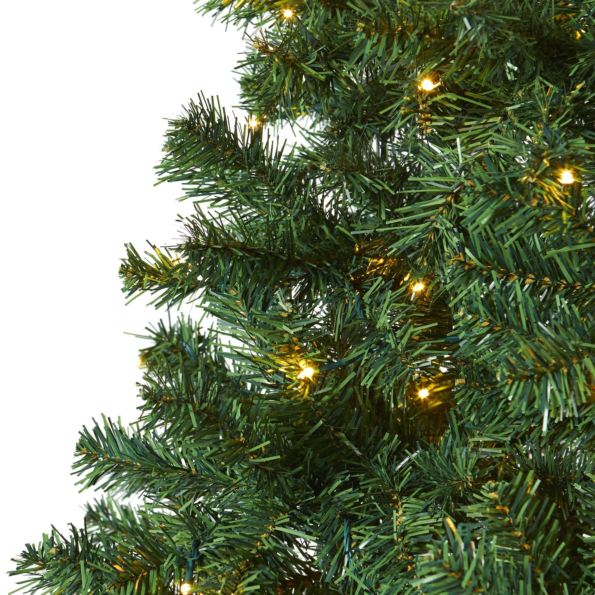 7.5' Northern Tip Pine Artificial Christmas Tree with 400 Clear LED Lights - Image 4