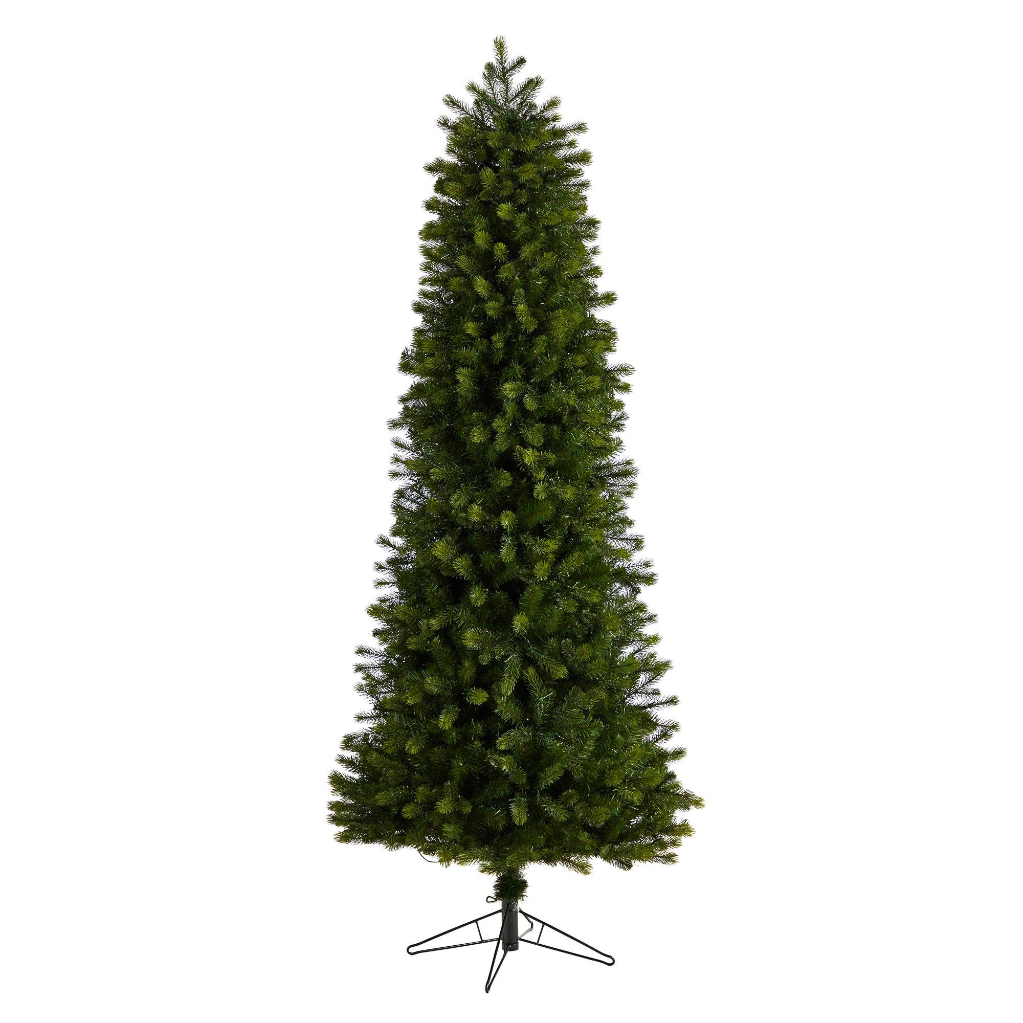 7.5' Slim Colorado Mountain Spruce Artificial Christmas Tree - Image 3