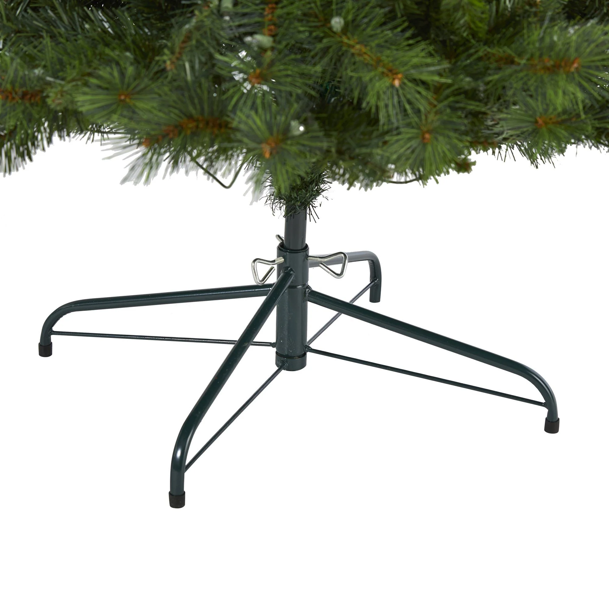 7.5’ Slim West Virginia Mountain Pine Artificial Christmas Tree with 450 Clear Lights and 967 Bendable Branches - Image 4