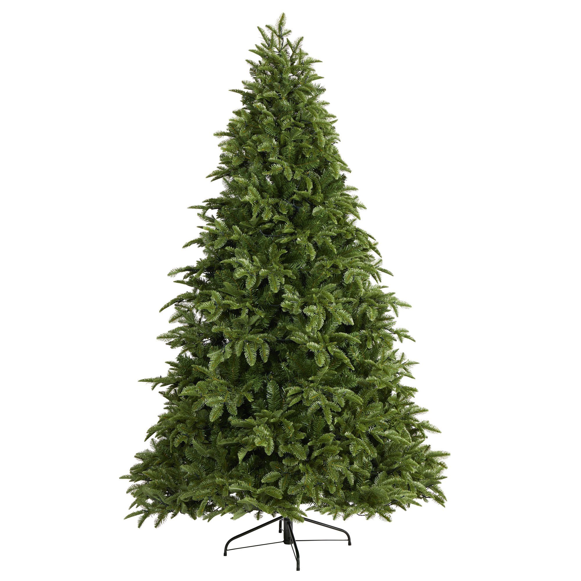7.5’ Wyoming Fir Artificial Christmas Tree with 500 Clear LED Lights and 1580 Bendable Branches - Image 3