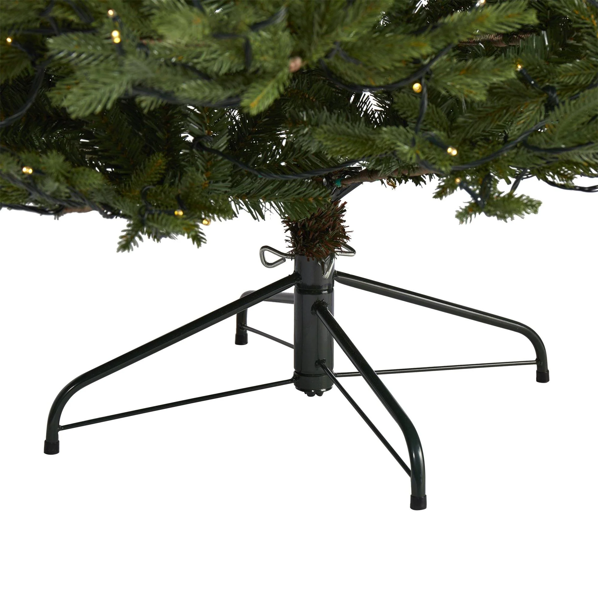 7.5’ Wyoming Spruce Artificial Christmas Tree with 650 Clear LED Lights and 1701 Bendable Branches - Image 6
