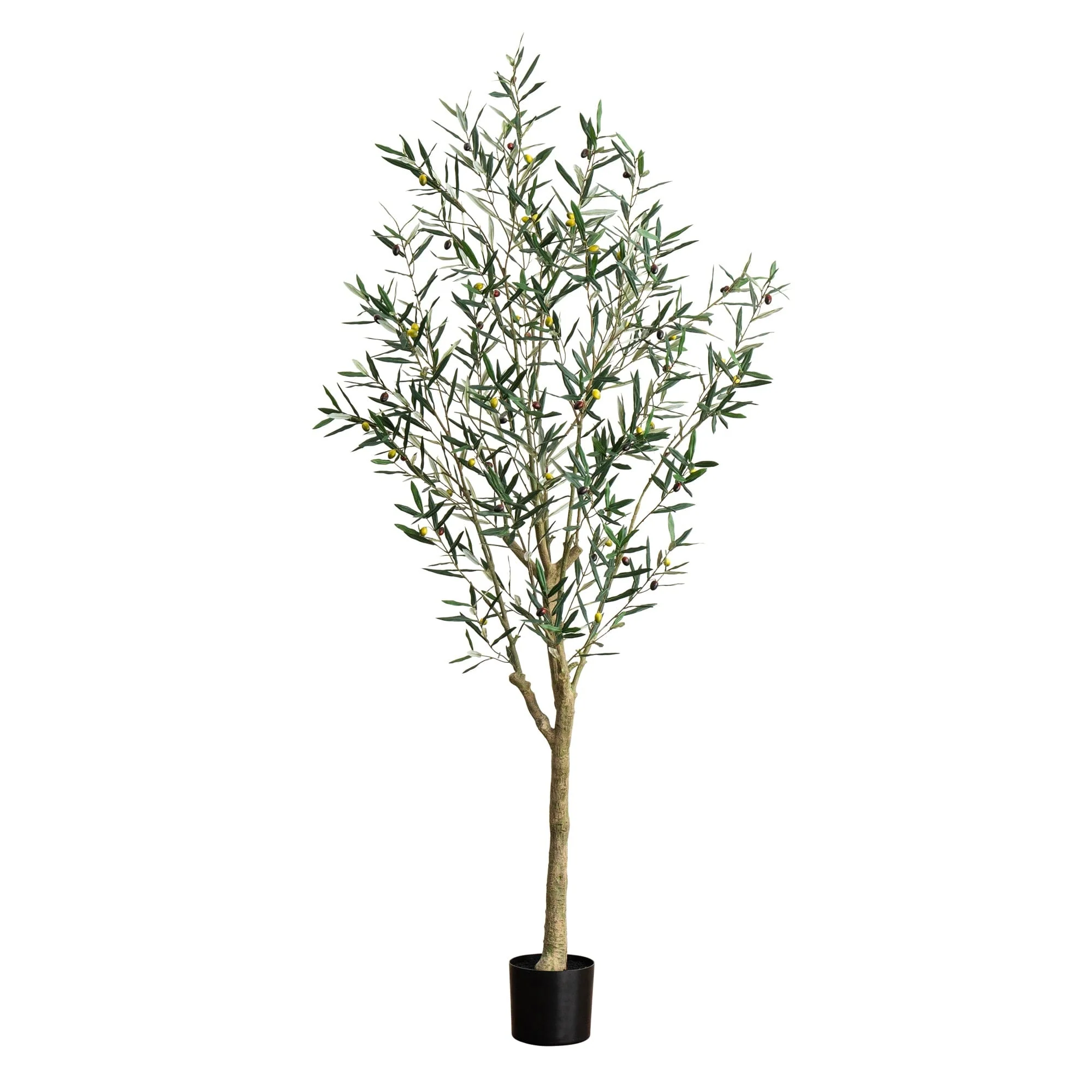 7' Artificial Greco Olive Tree - Image 6