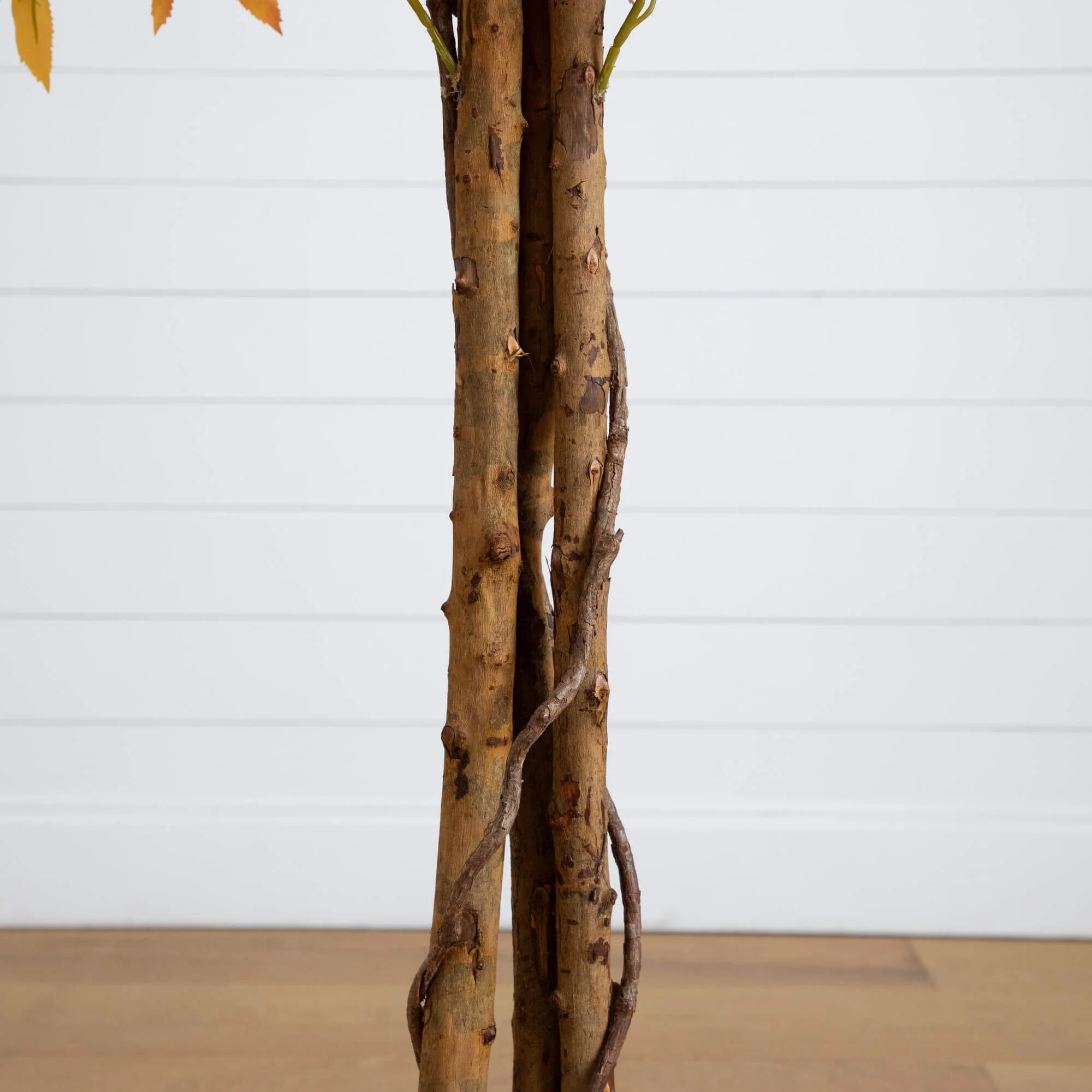 7' Autumn Deluxe Maple Artificial Fall Tree - Image 4