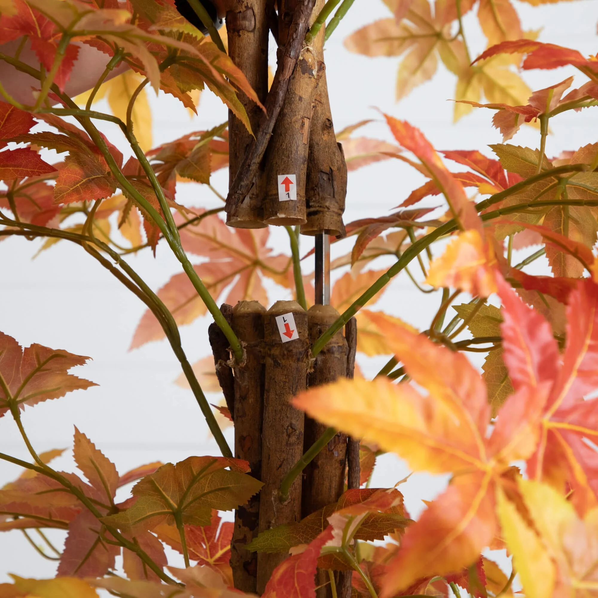 7' Autumn Deluxe Maple Artificial Fall Tree - Image 5