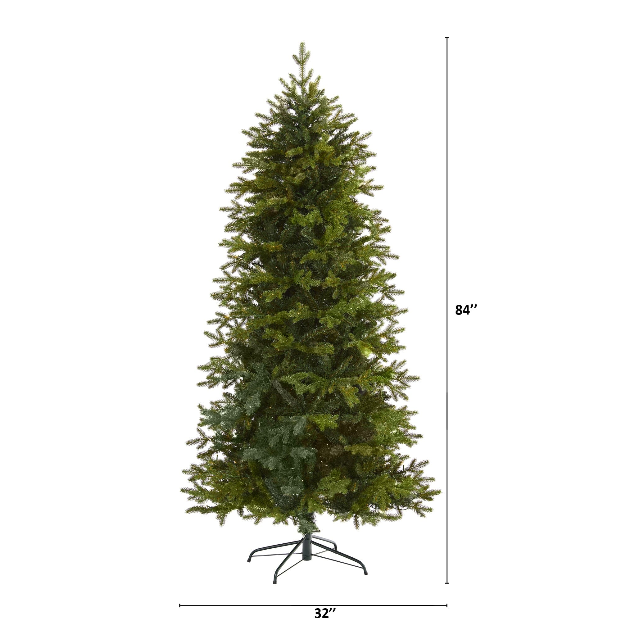 7’ Belgium Fir “Natural Look” Artificial Christmas Tree with 1894 Bendable Branches - Image 2