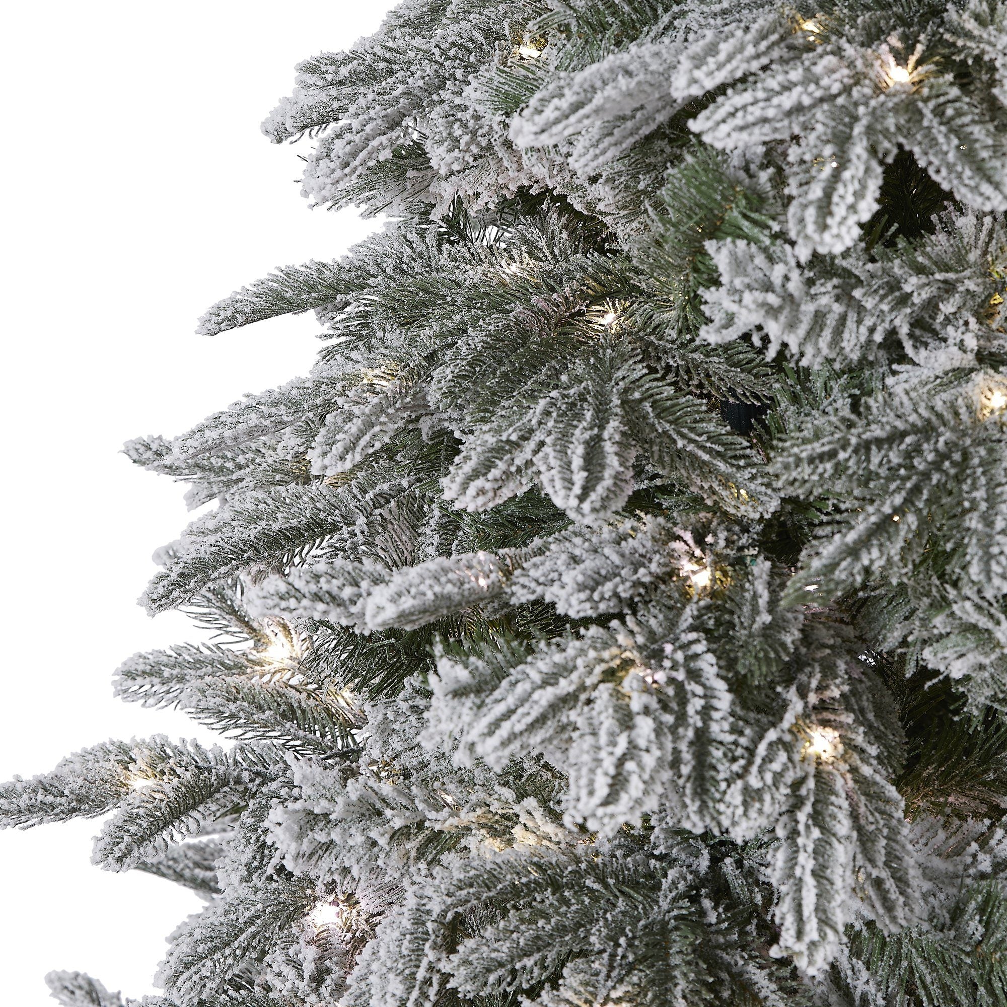 7' Flocked Colorado Mountain Fir Artificial Christmas Tree - Image 3