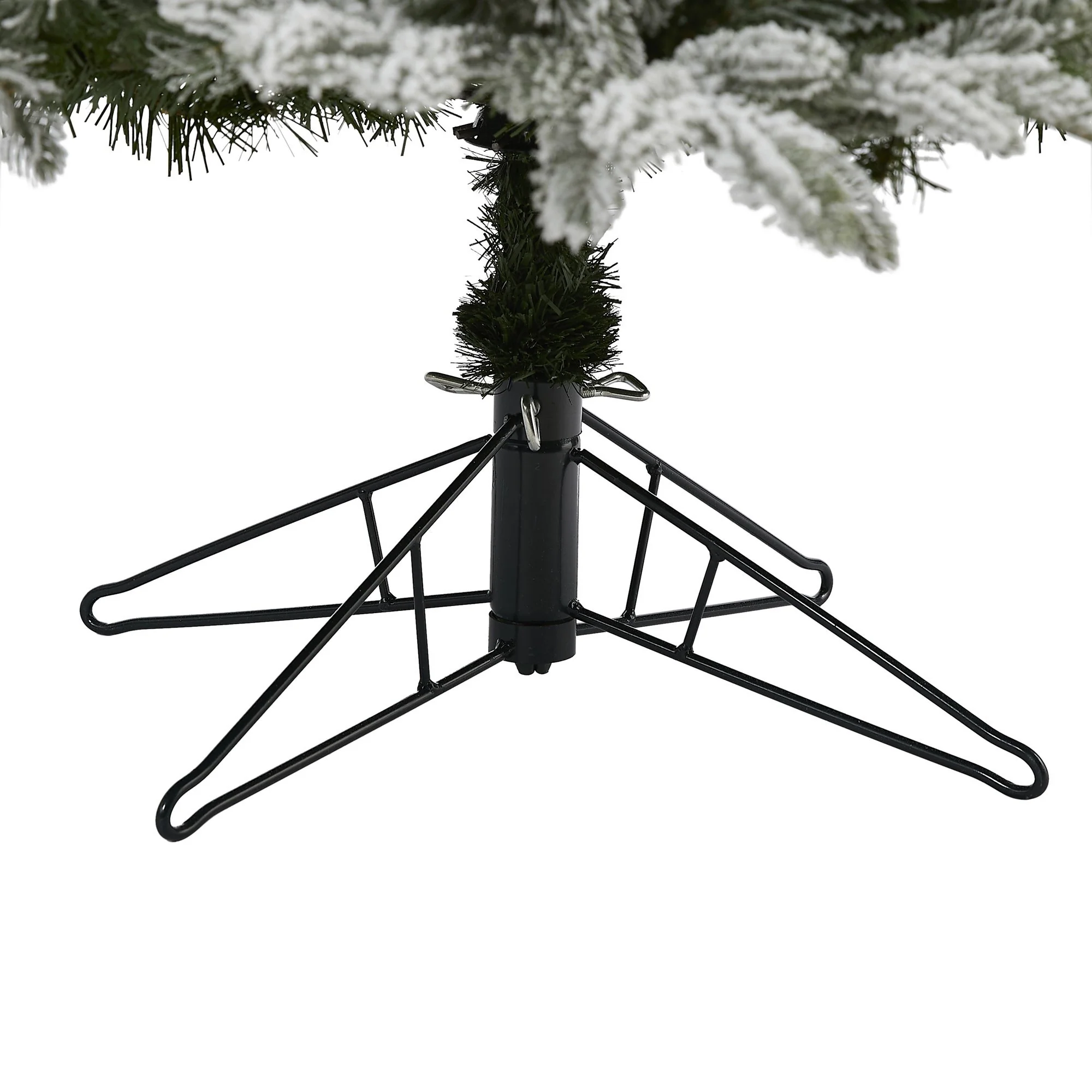 7' Flocked Colorado Mountain Fir Artificial Christmas Tree - Image 5