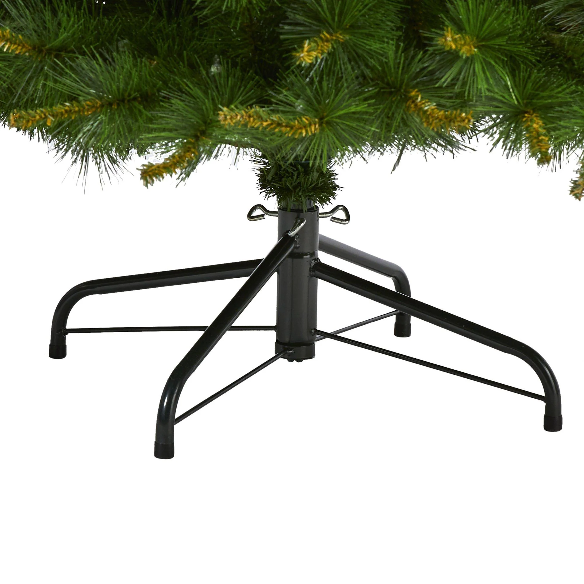 7’ New England Pine Artificial Christmas Tree with 400 Clear Lights and 1044 Bendable Branches - Image 4