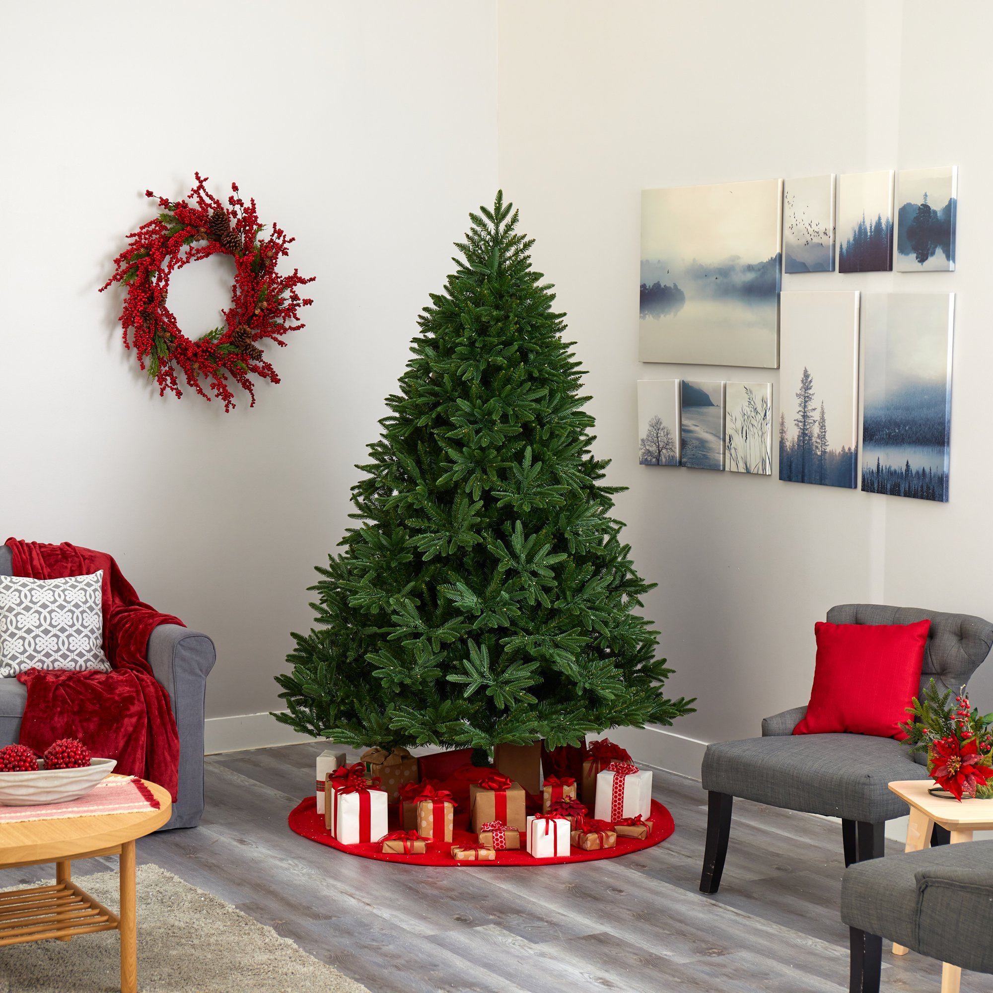 7' Oregon Spruce Artificial Christmas Tree - Image 8