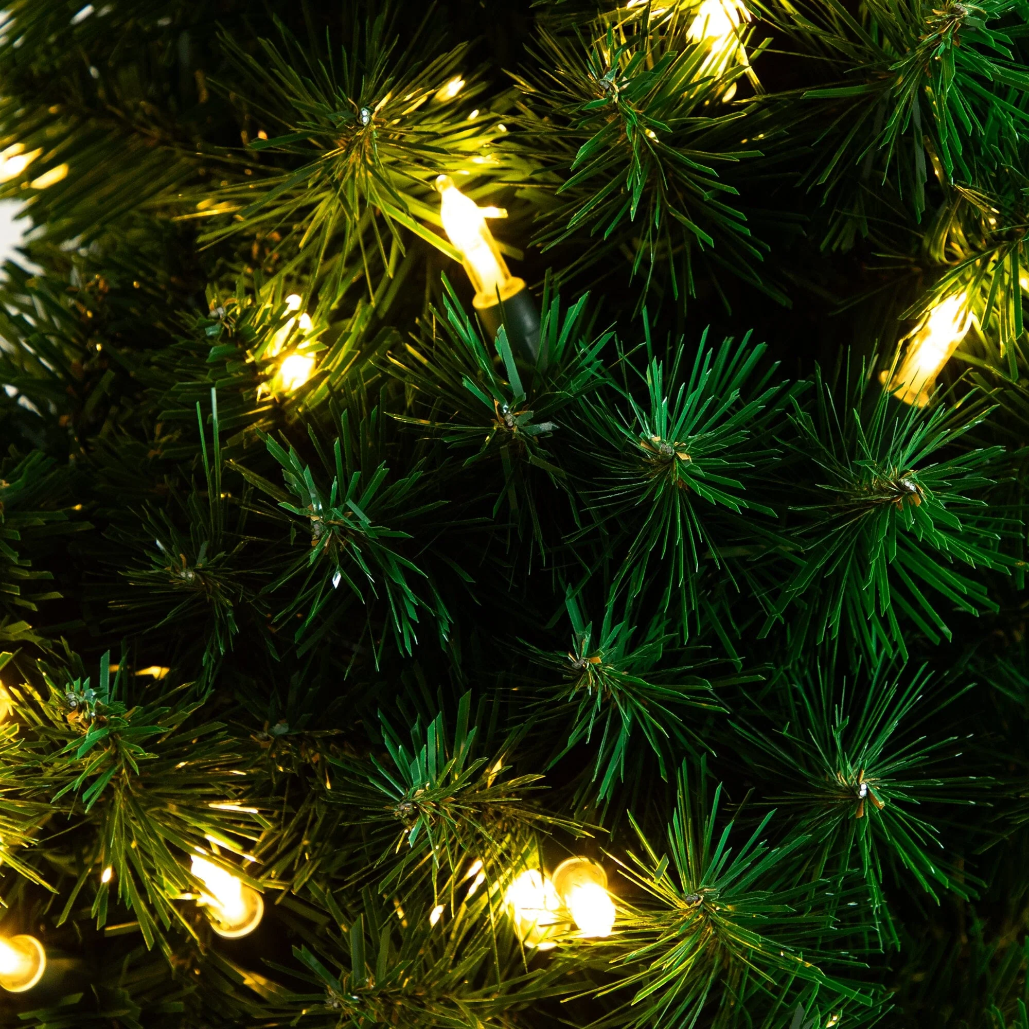 7' Pre-Lit Artificial Cactus Christmas Tree with 500 Micro LED Lights - Image 2