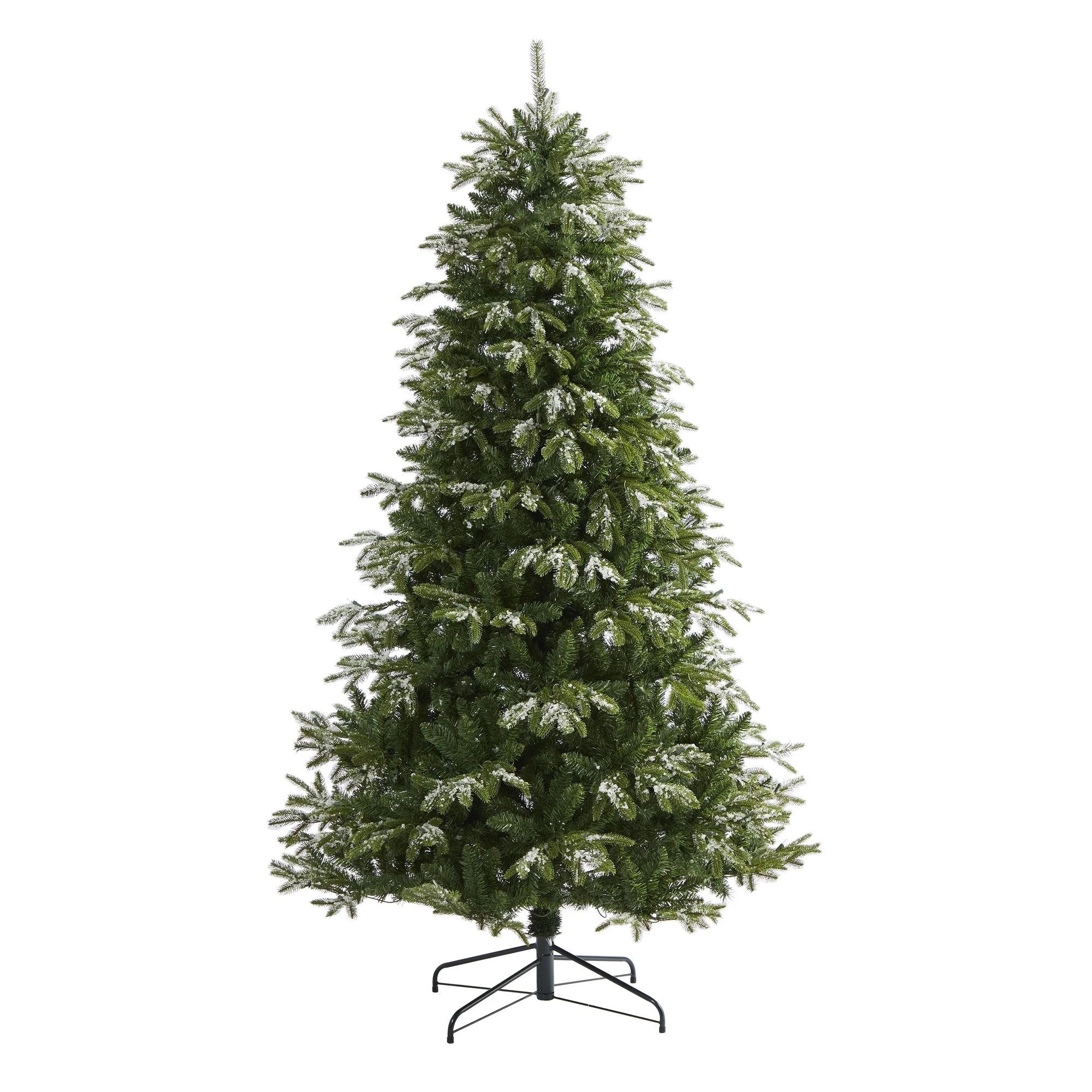 7’ Snowed Grand Teton Artificial Christmas Tree with 500 Clear Lights and 1050 Bendable Branches - Image 3