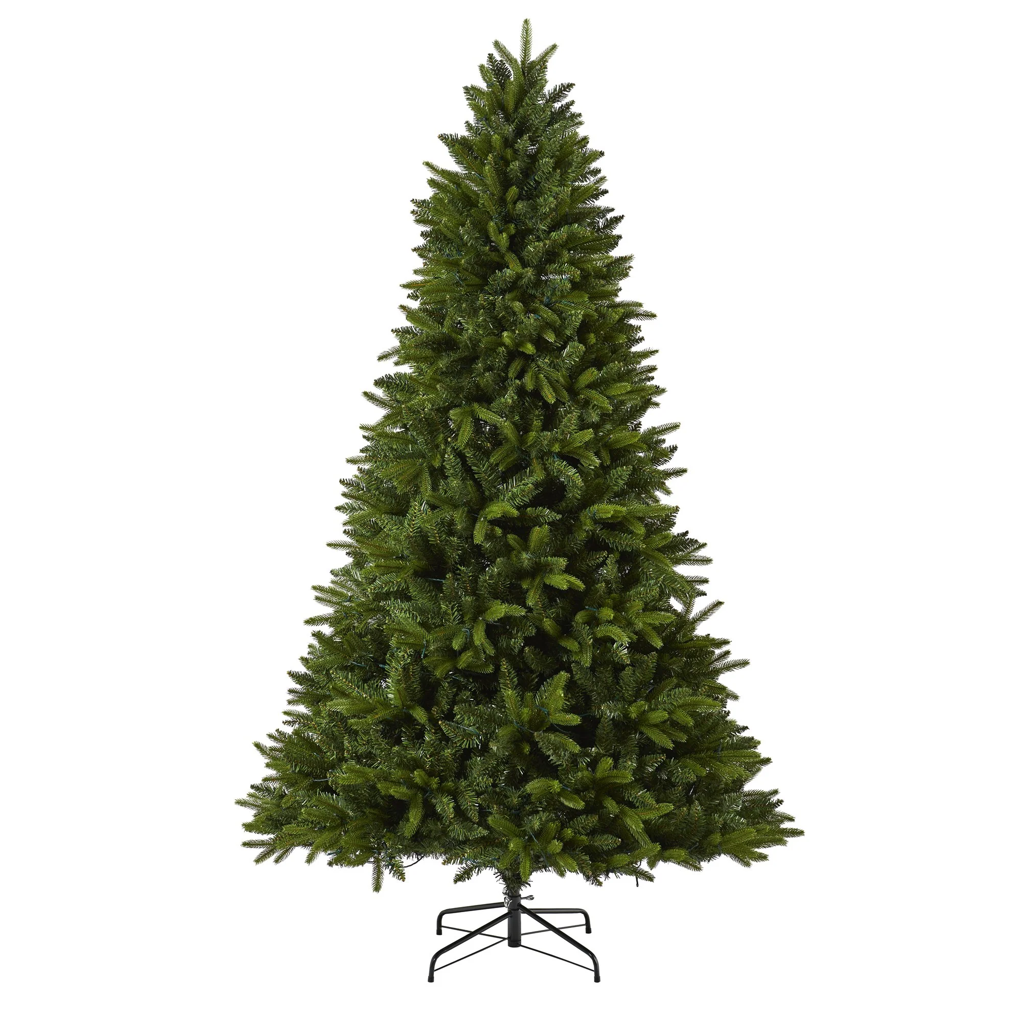 7' Sun Valley Fir Artificial Christmas Tree with 450 LED Lights - Image 3