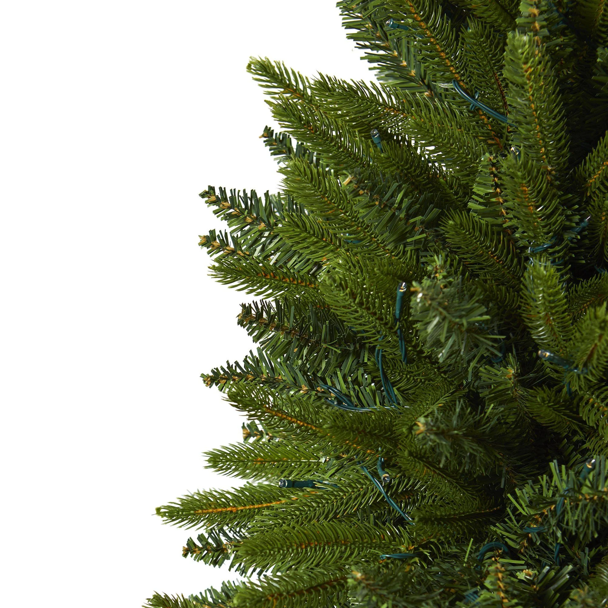 7' Sun Valley Fir Artificial Christmas Tree with 450 LED Lights - Image 5