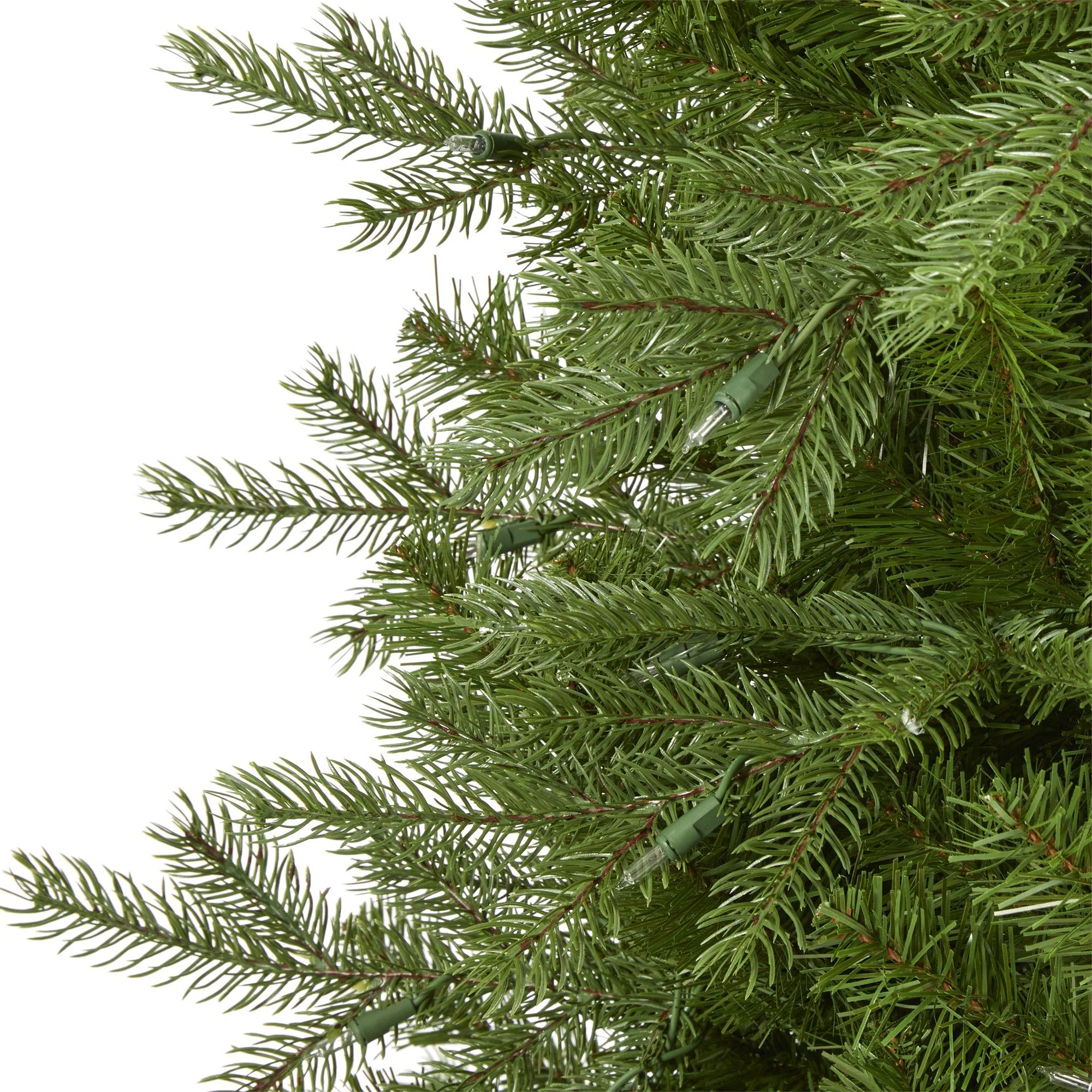 7' Vienna Fir Artificial Christmas Tree with 450 Warm White Lights and 843 Bendable Branches - Image 4
